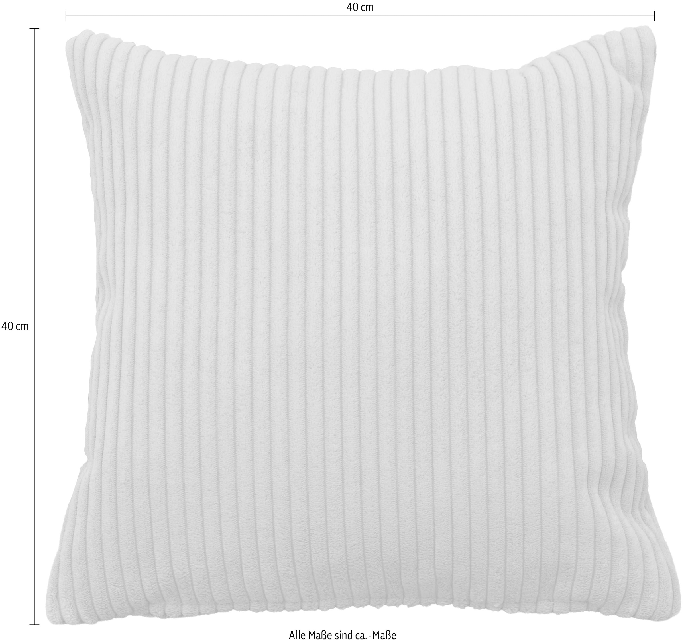 OTTO home Dekokissen »Egedal« Dekokissen mit Füllung, 2er oder 4er Set, je 40x40 cm