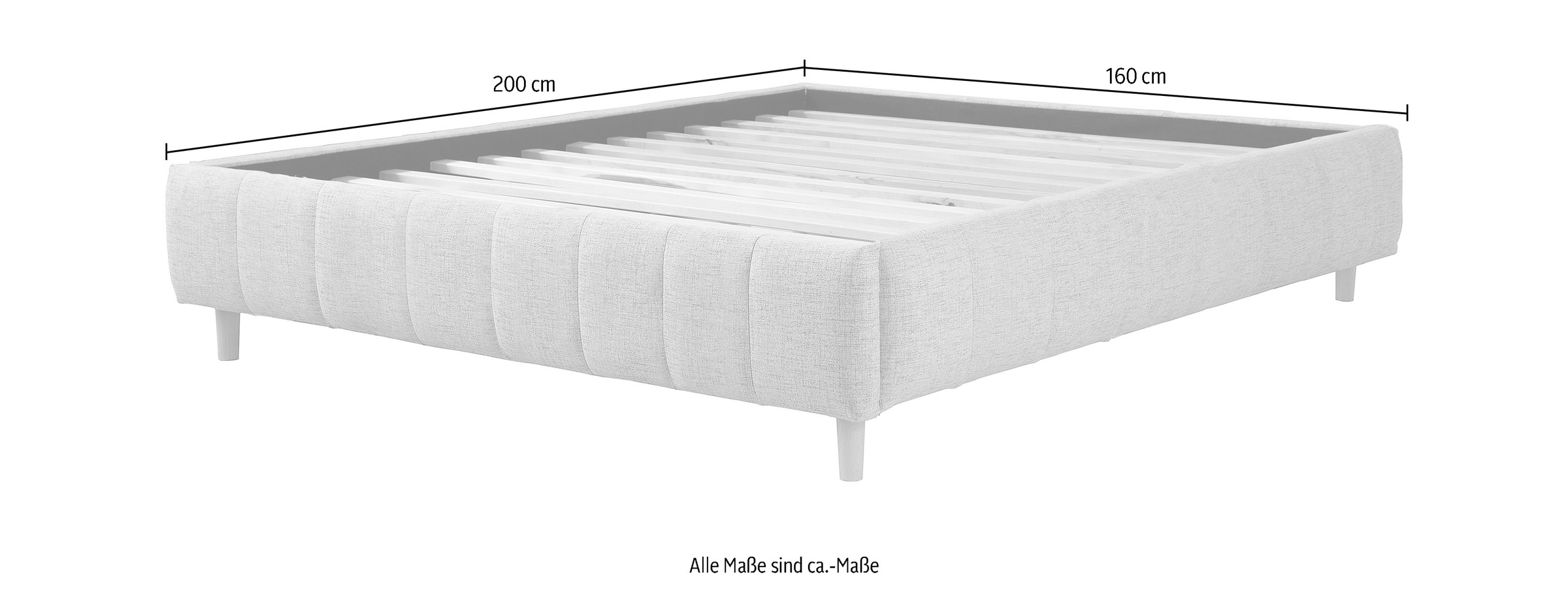 Home affaire Polsterbett "Tarje" in 5 Breiten, auch in Überlänge 220 cm, in günstig online kaufen