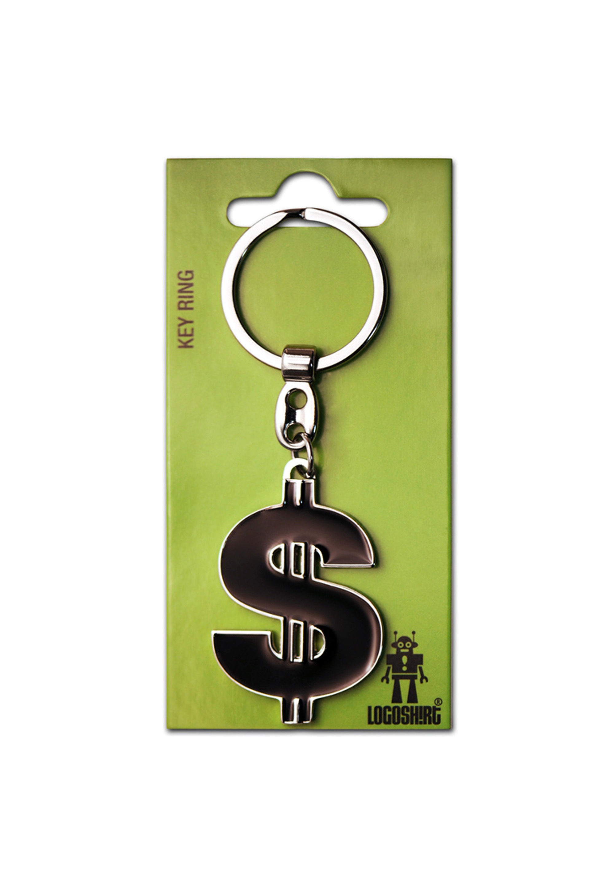 LOGOSHIRT Schlüsselanhänger, online trendigem | bestellen BAUR Dollarzeichenform in