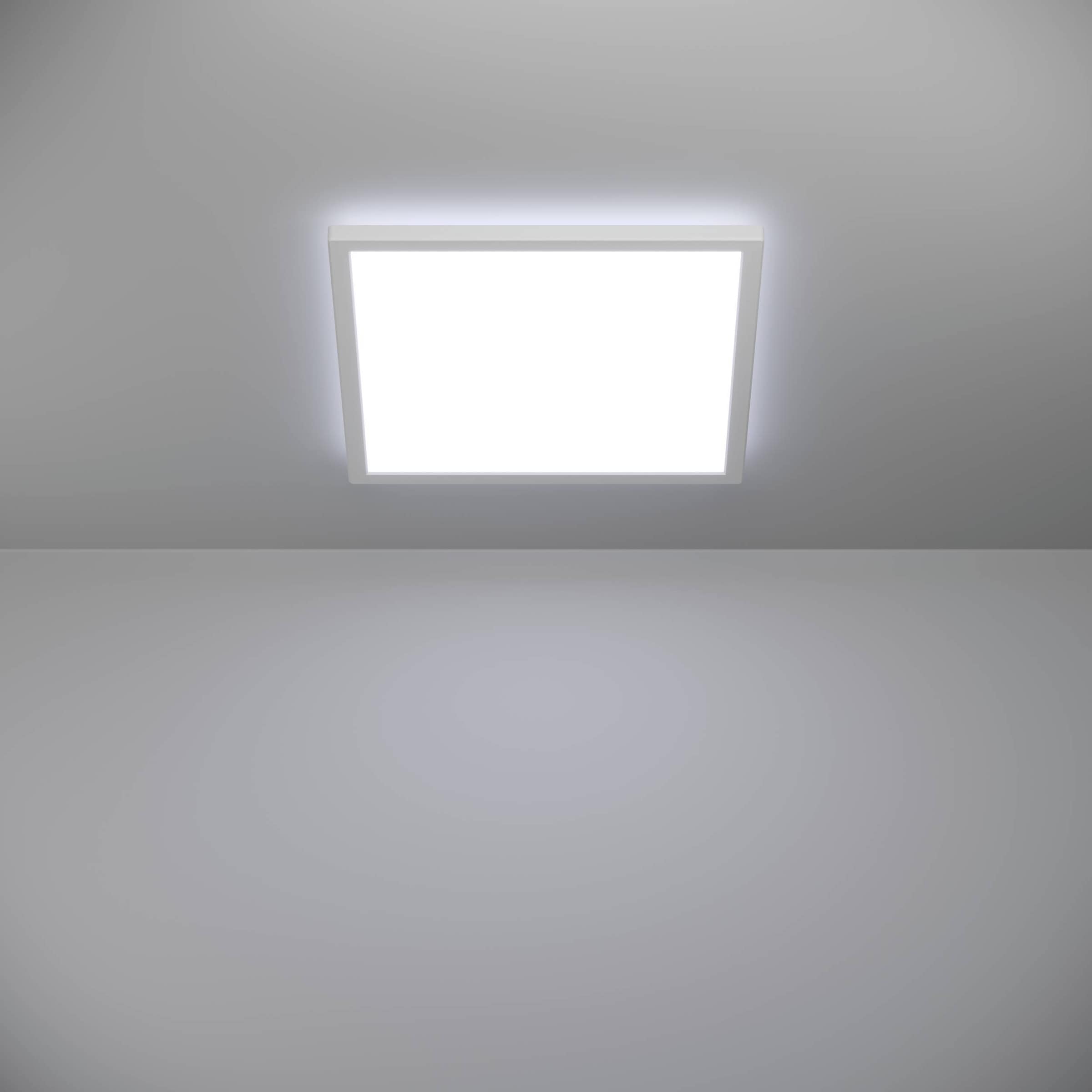 EGLO Deckenleuchte »Rovito-R Deckenlampe, Deckenbeleuchtung, Badlampe, Kunststoff, IP44« LED-Modul 1 Stk. Kaltweiß | Neutralweiß | Warmweiß Wand-/Deckenleuchte - L39 x B39 x H3 cm - weiß - 17,6W inkl.