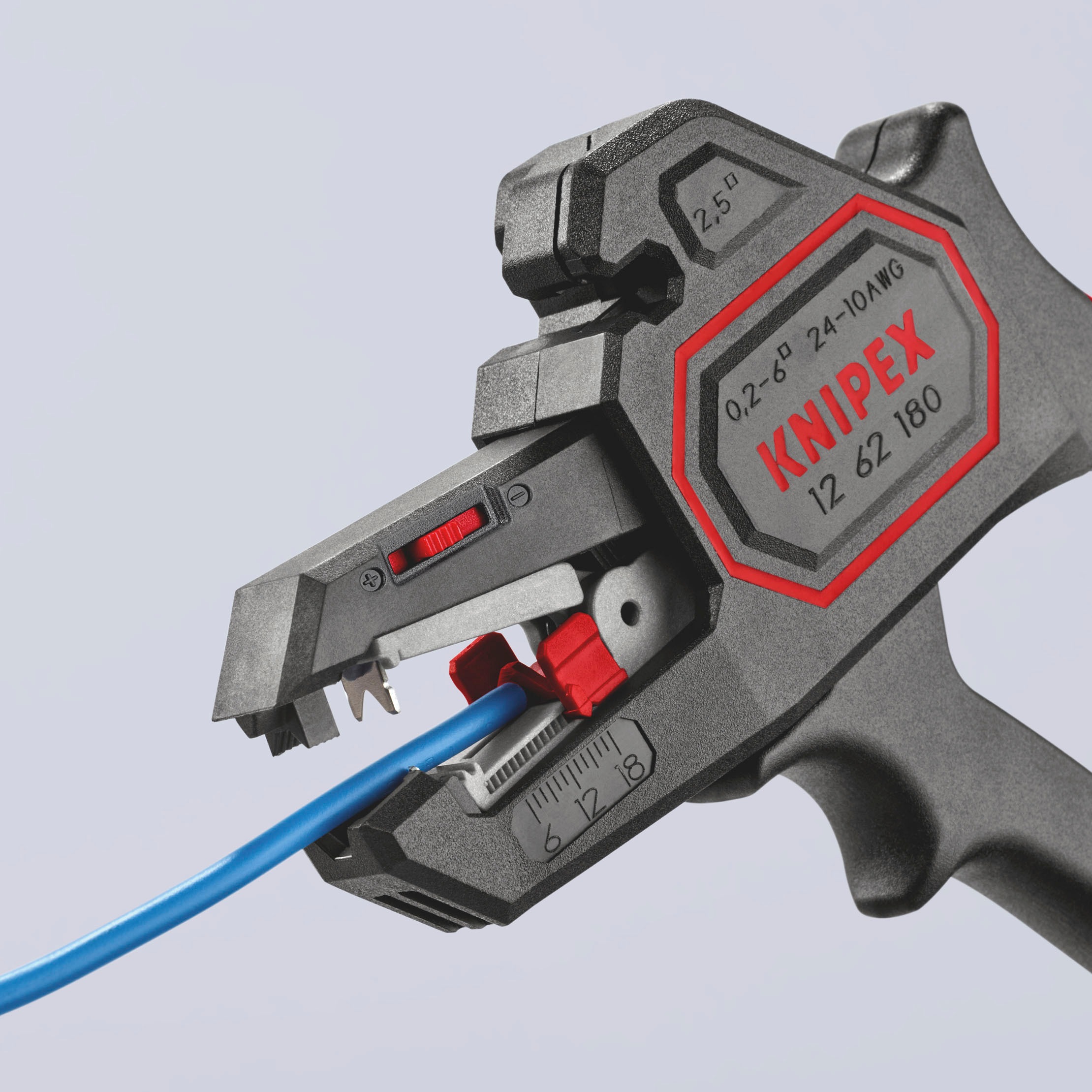 Knipex Abisolierzange »12 62 180«, (1 tlg.), automatisch, 180 mm