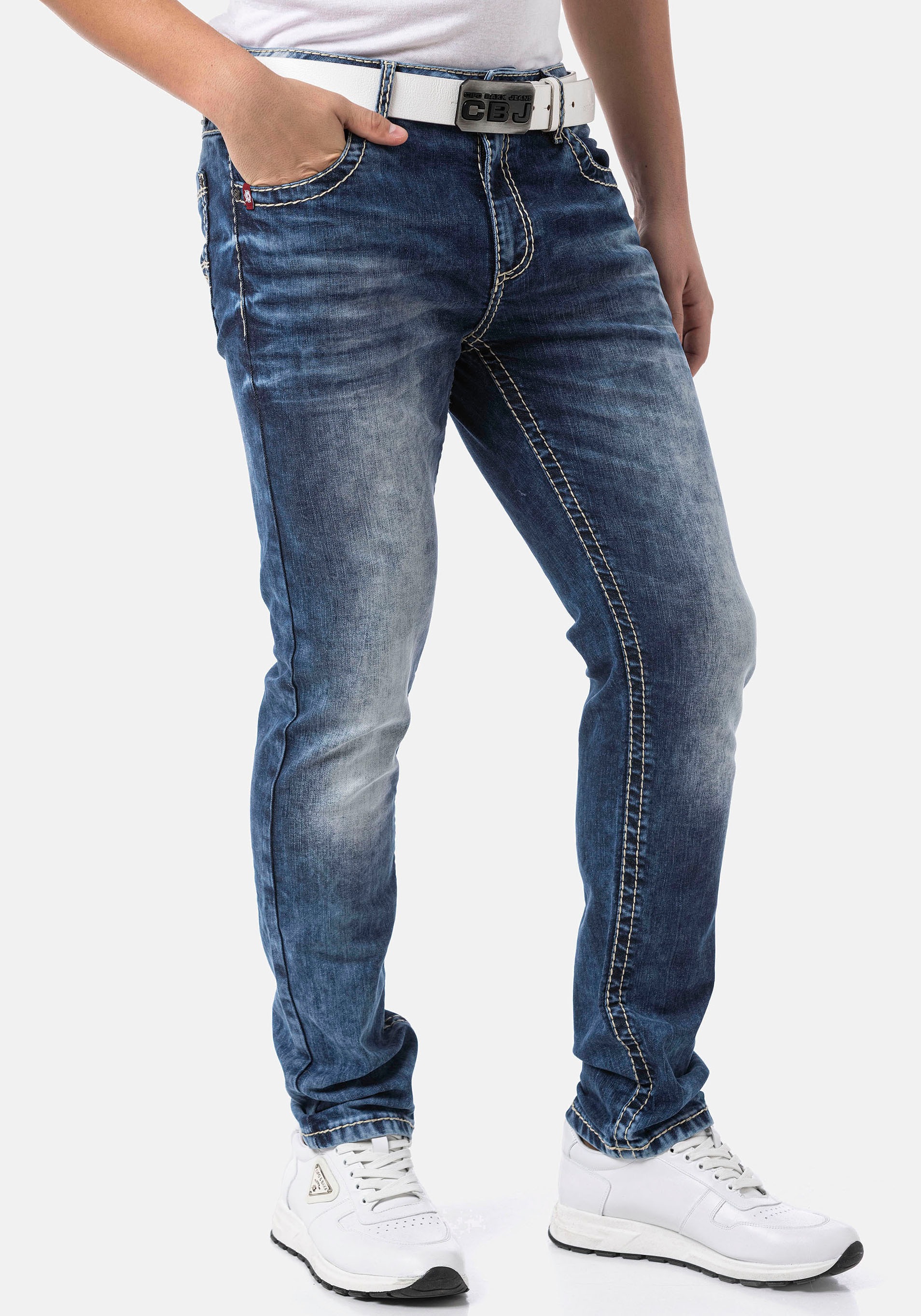 Cipo & Baxx Slim-fit Jeans Men Blue 32/34 3