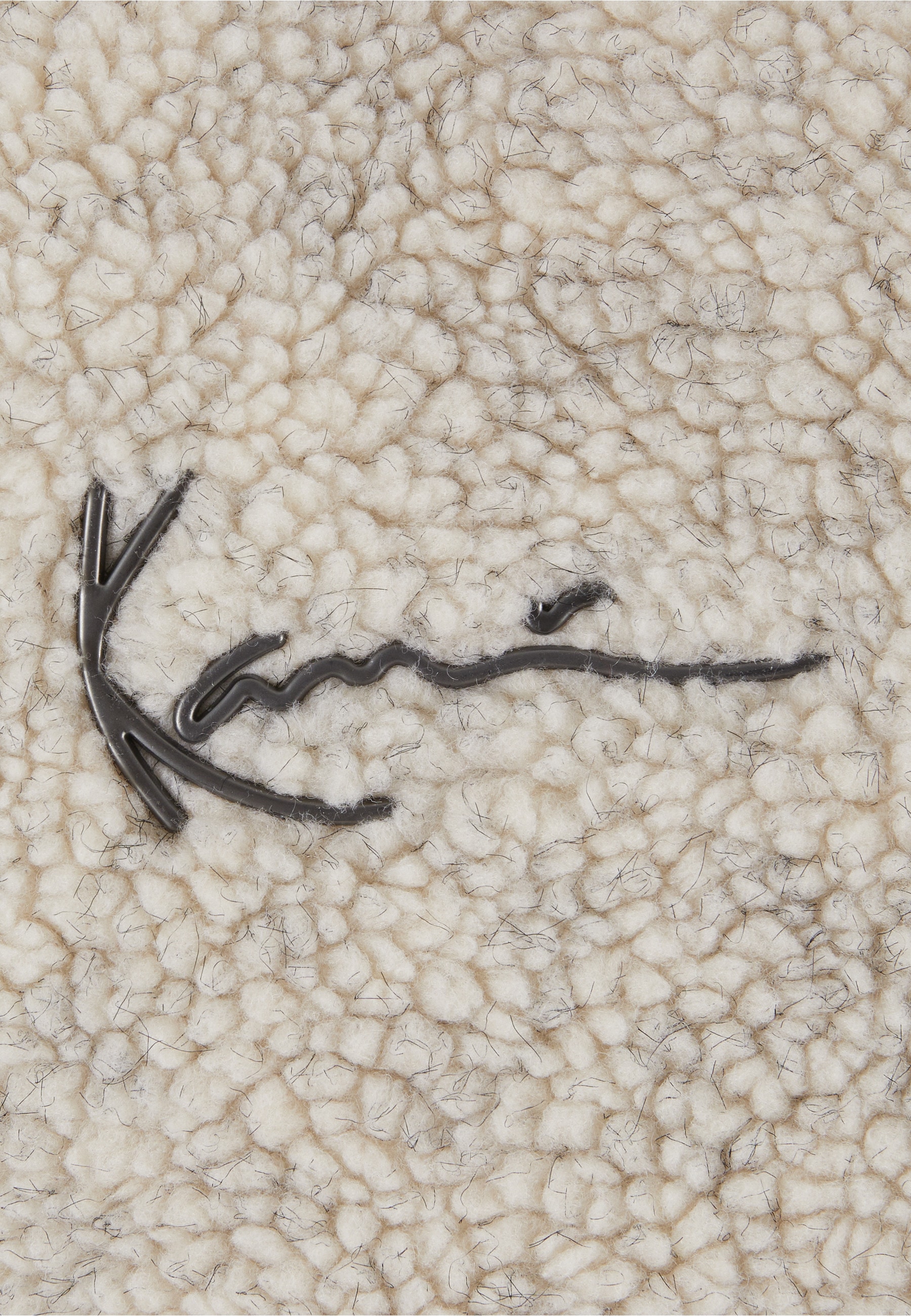 Karl Kani Longpullover »Karl Kani Herren KM233-020-3 KK Metal Signature Teddy Os Hoodie« 1 Stk.