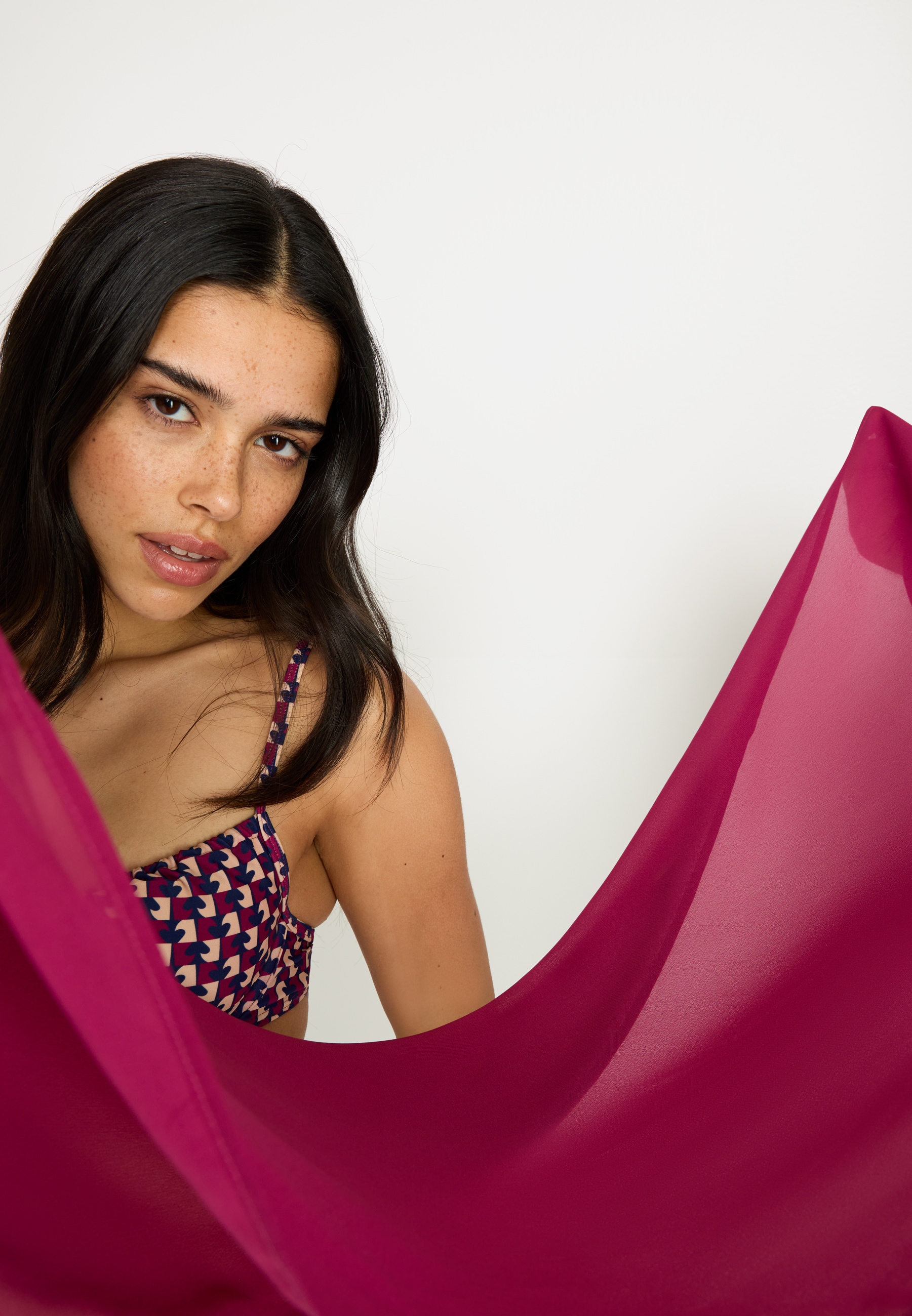 LSCN by LASCANA Strandrock , kurzer Wickelrock aus Chiffon