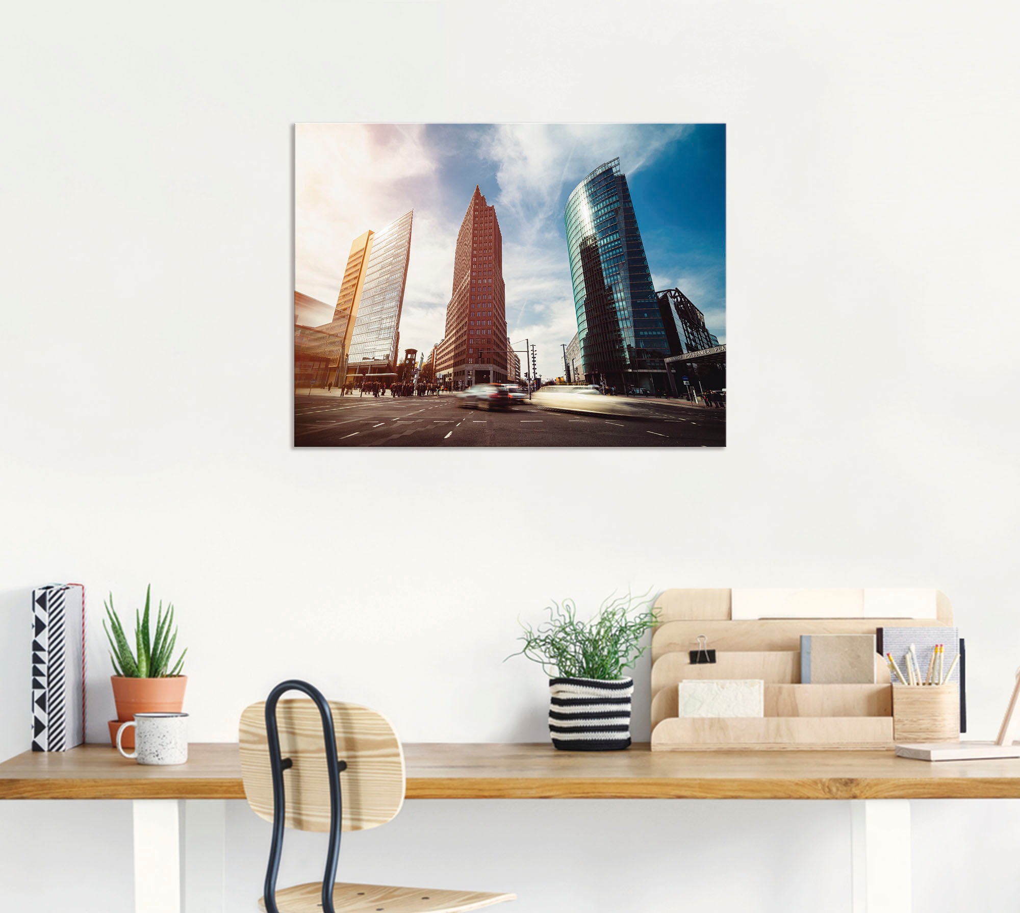 Artland Wandbild »Potsdamer Platz Berlin I«, Deutschland, (1 St.), als Alubild, Leinwandbild, Wandaufkleber oder Poster in versch. Größen