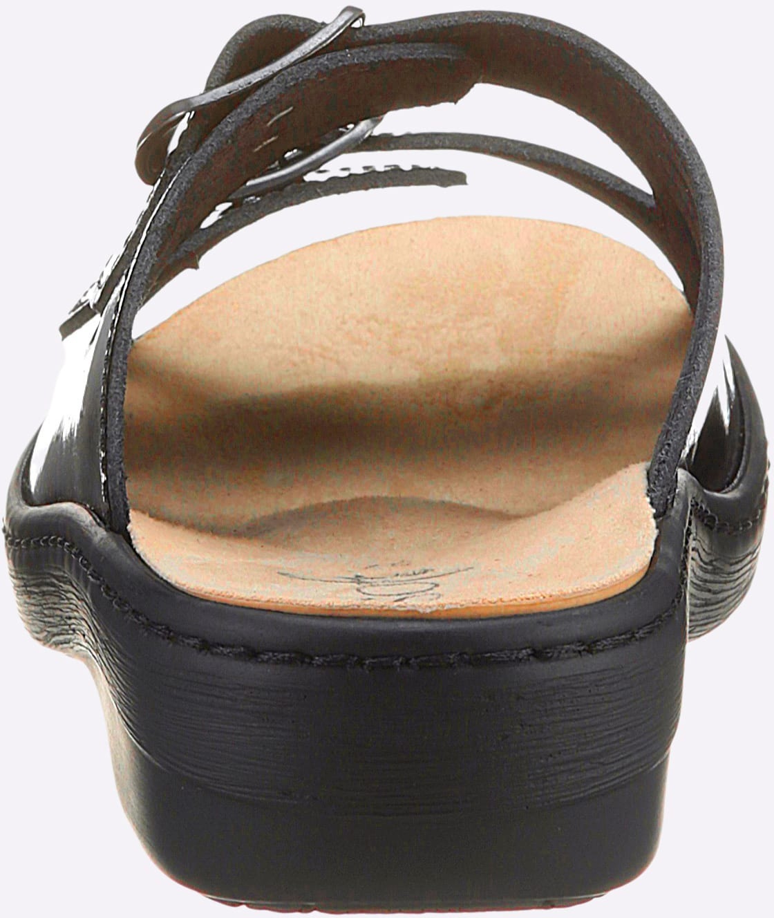 Pantolette CLASSIC, Damen, Gr. 36, schwarz, Lackleder, Schuhe Pantolette 3