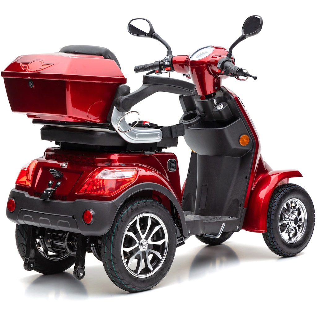 ECONELO Elektromobil »Seniorenmobil JL 4000«, 1000 W, 25 km/h, (mit Topcase)