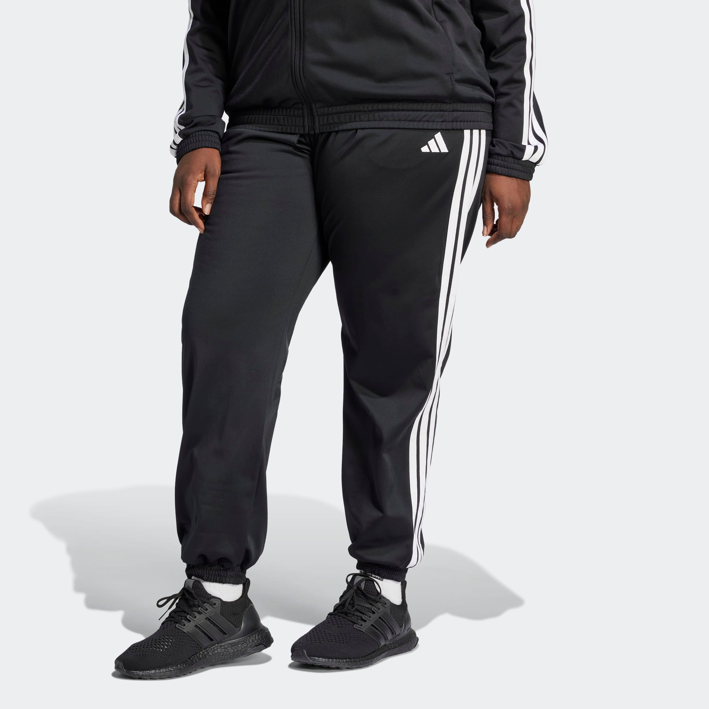 adidas Sportswear Sporthose »W 3S TP TRIC«, (1 tlg.), drei Streifen Trainingshose aus Trikotstoff, Trackpants