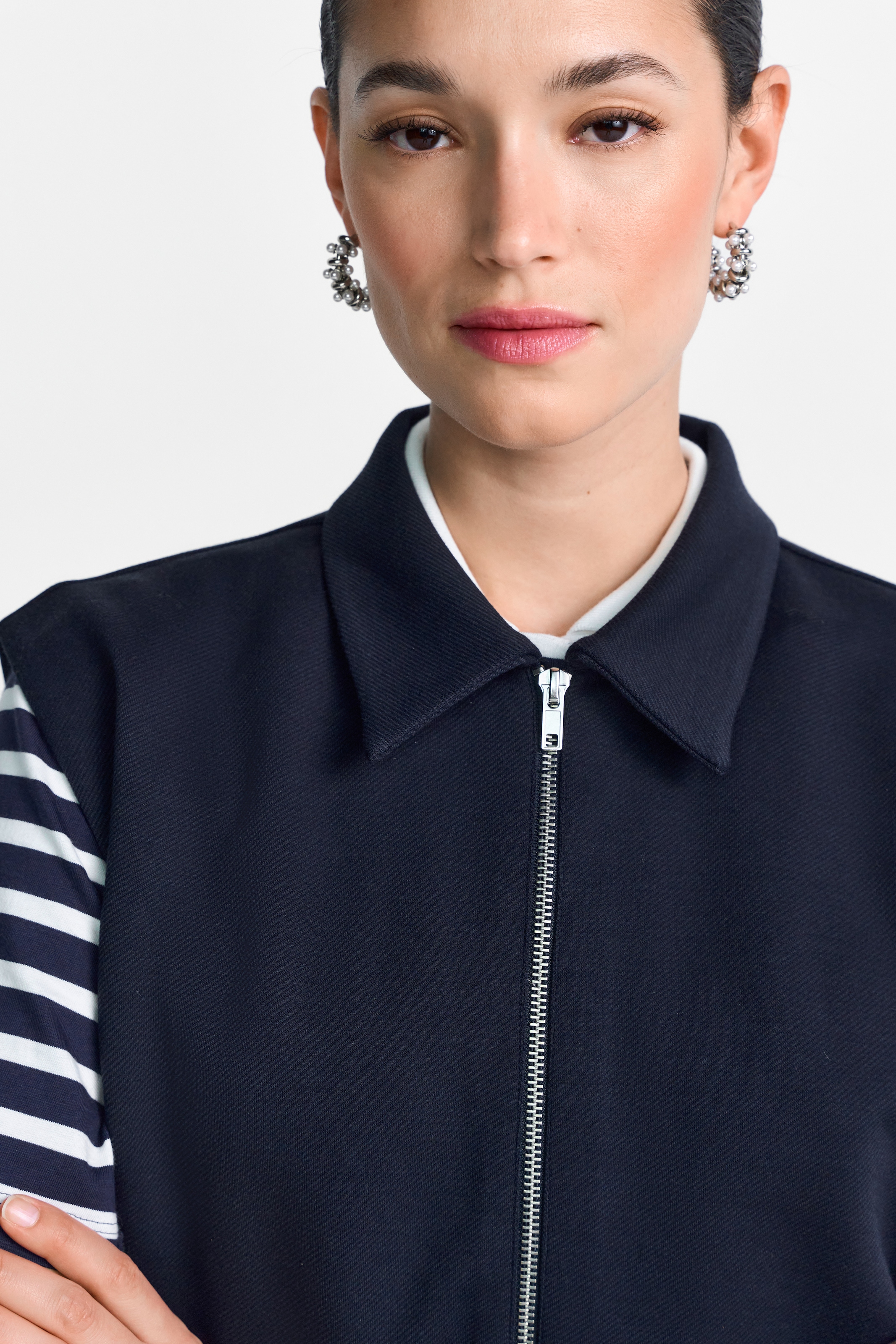 RICHROYAL Jerseyweste Jersey, mit Metallreißverschluss