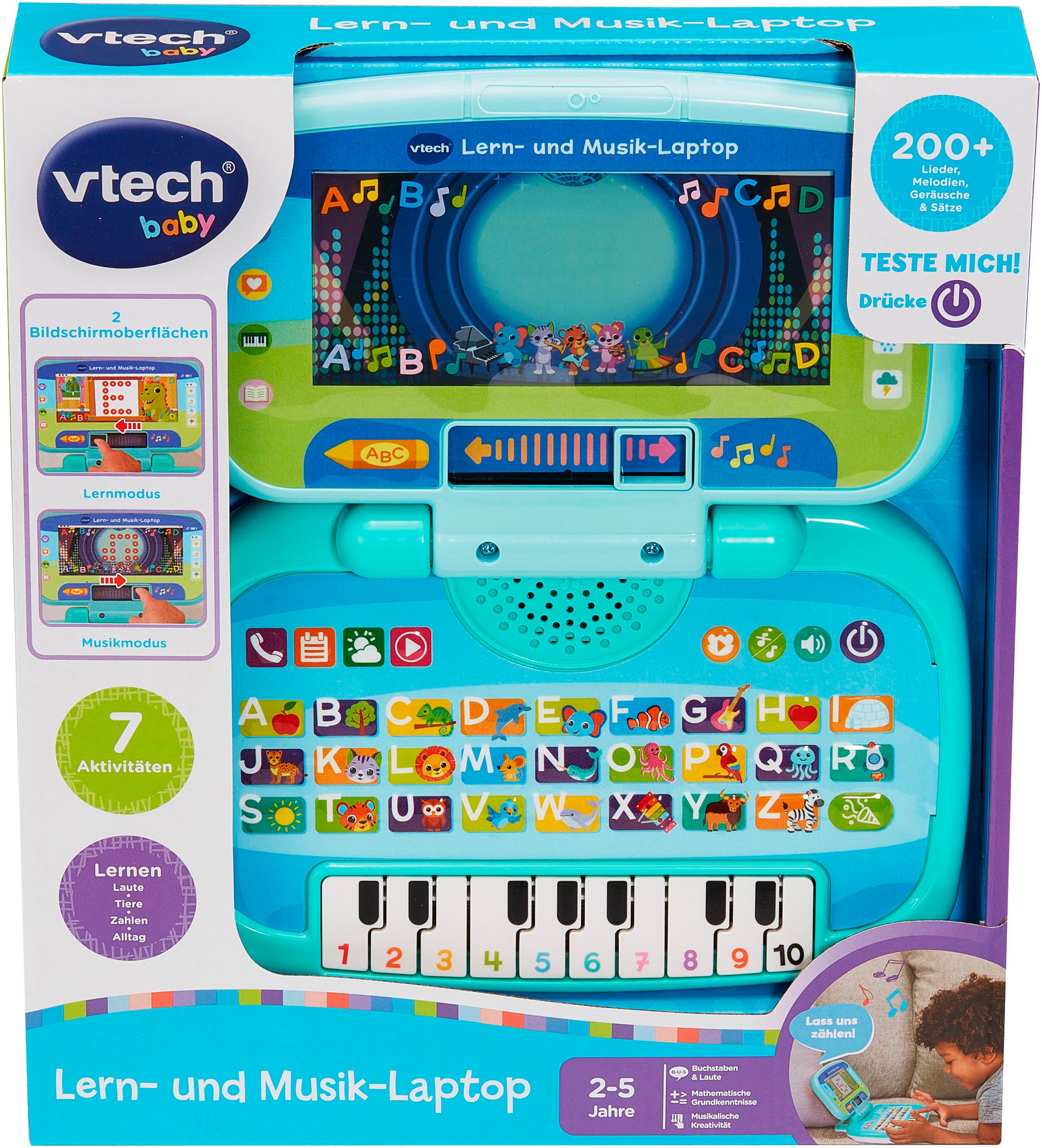 Vtech® Kindercomputer »Lern- und Musik-Laptop«
