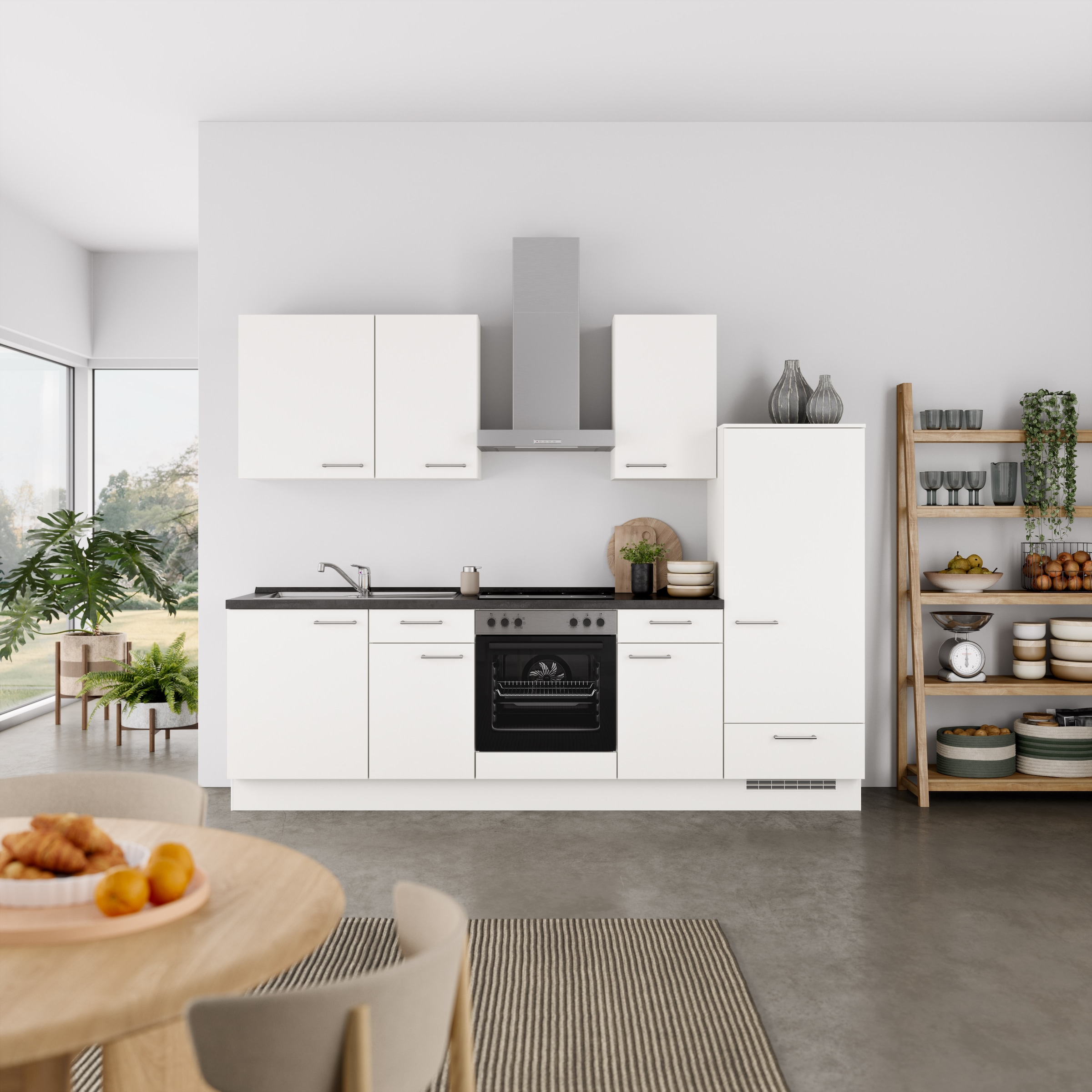 nobilia Küchenzeile ""Laser I", Ausrichtung wählbar, Breite 270 cm" vormont günstig online kaufen