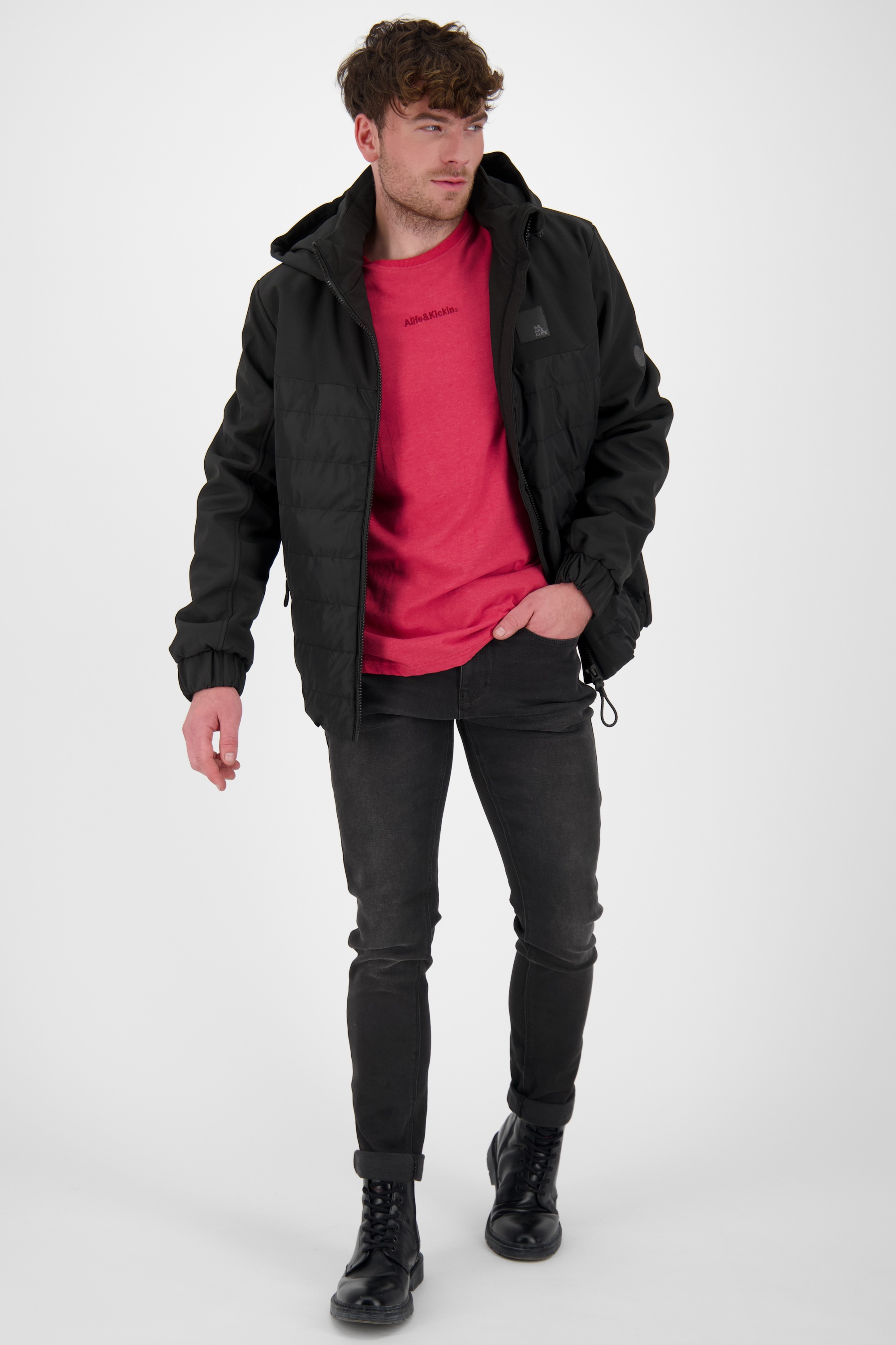 Alife & Kickin Winterjacke »Herren Mr BlackAK A«