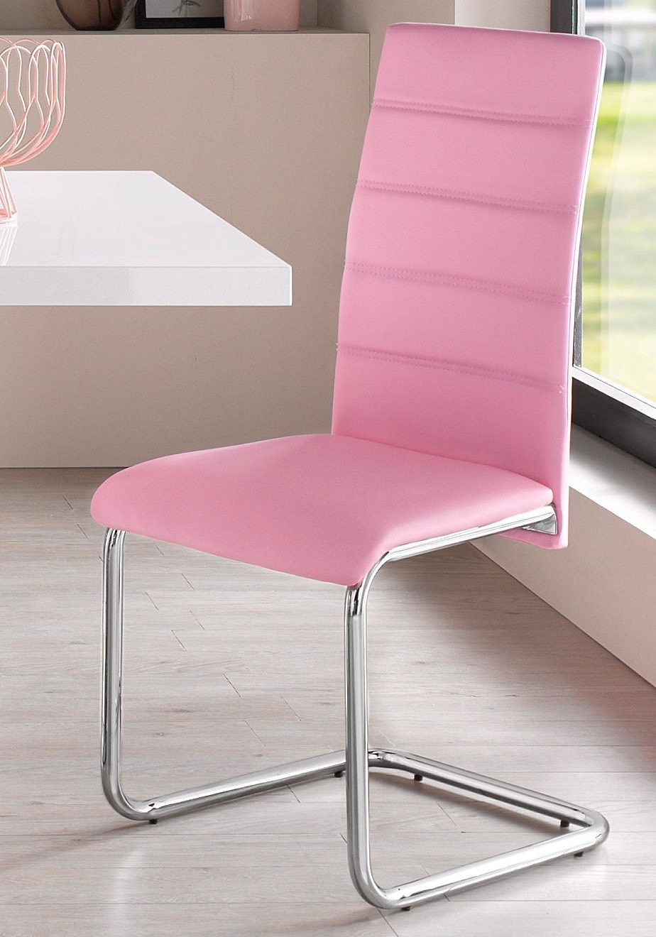 INOSIGN Freischwinger "Adora" (Set) 4 Stk.(2 oder 4 Stück) Bezug in Kunstle günstig online kaufen