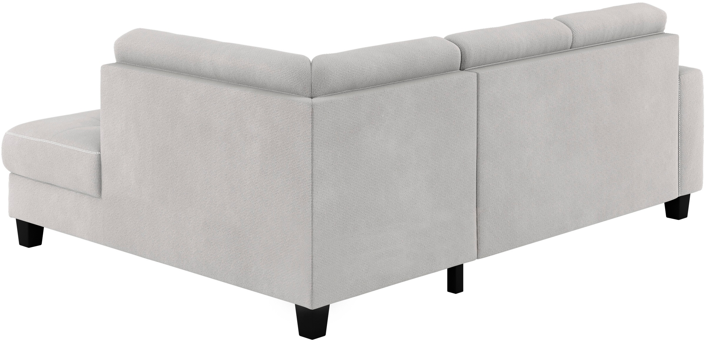 Places of Style Ecksofa »Varese«, Kreuznaht in beige