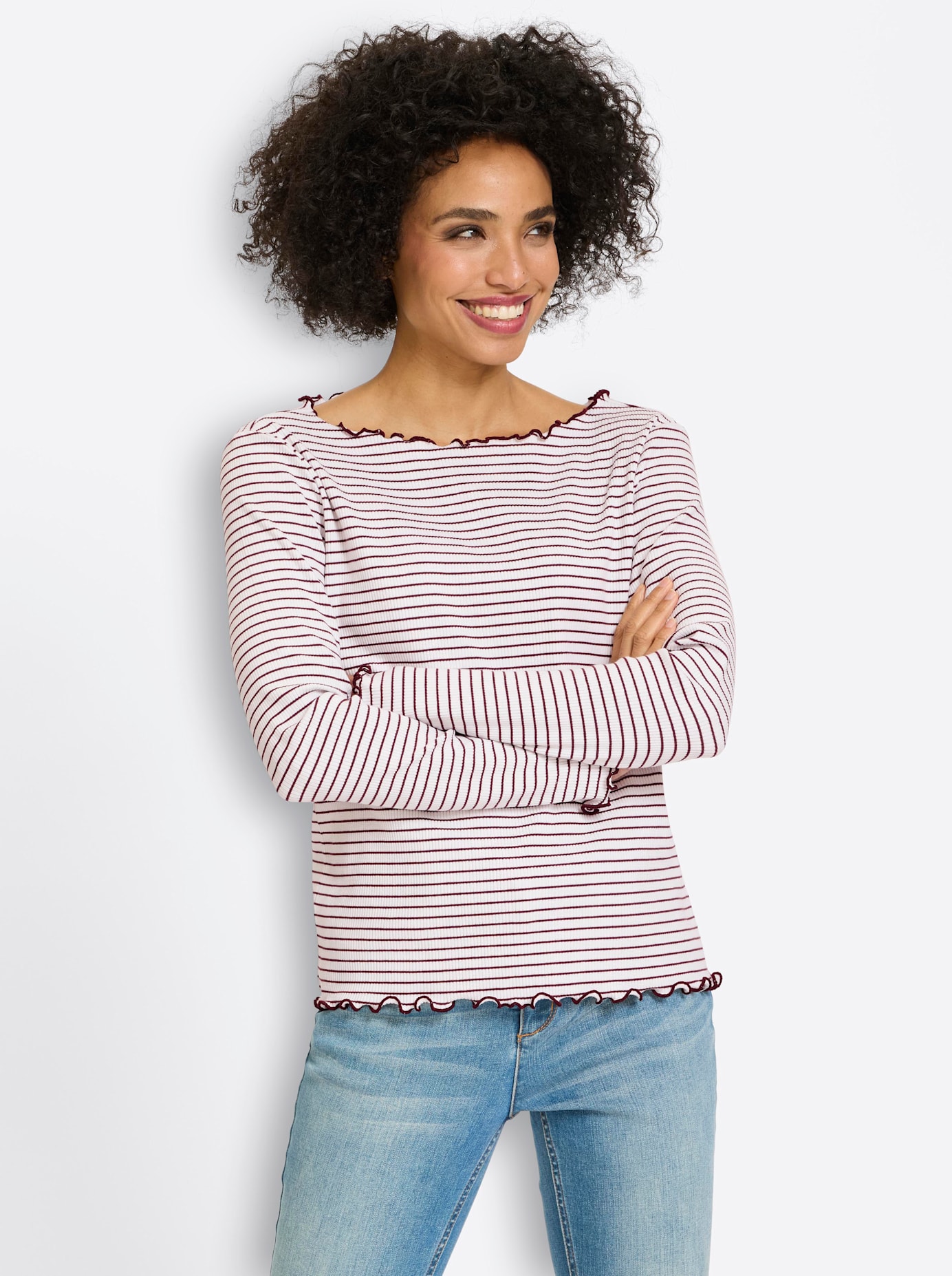 heine Langarmshirt "Ringelshirt" 1