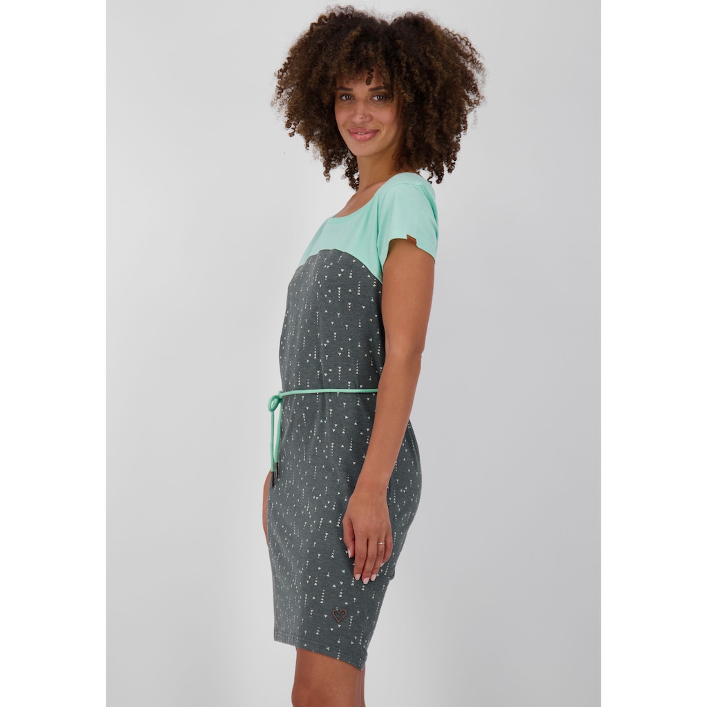 Alife & Kickin Jerseykleid »ClarissaAK«, (Set, 2 tlg., mit Bindegürtel)