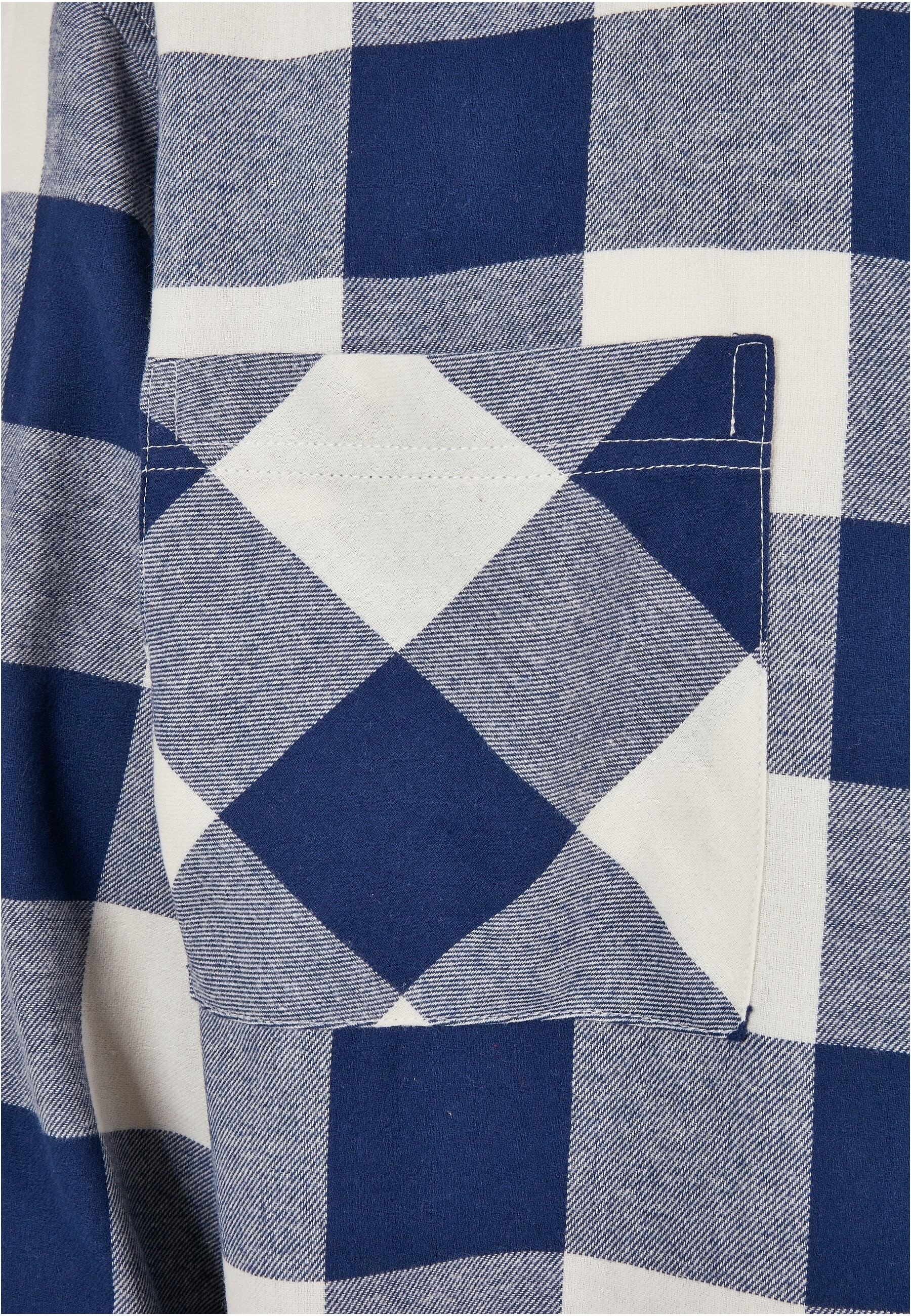 URBAN CLASSICS Langarmhemd »Urban Classics Herren Long Oversized Checked Shirt«, (1 tlg.)