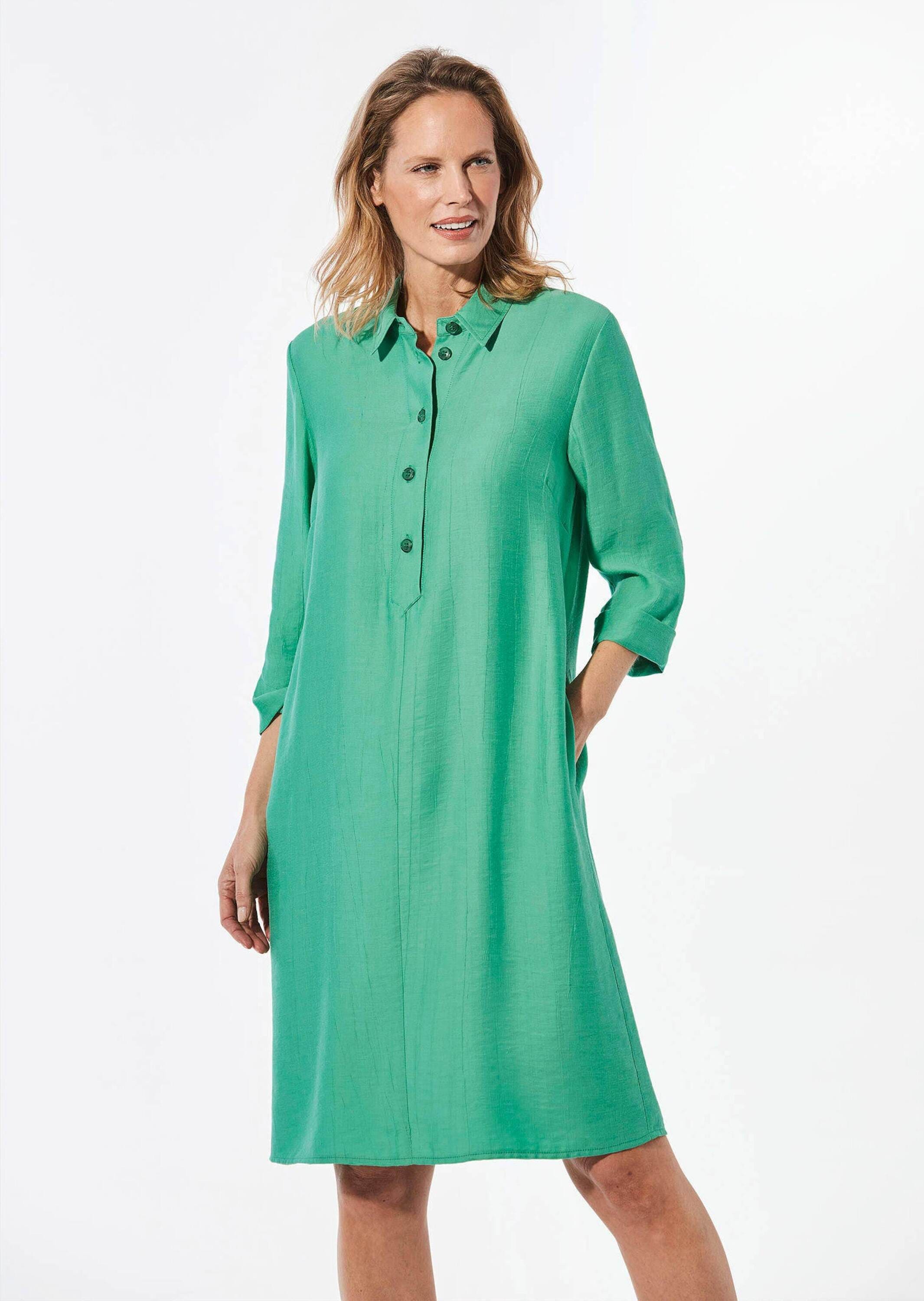 GOLDNER Sommerkleid »Kleid Kleid mit Hemdkragen«