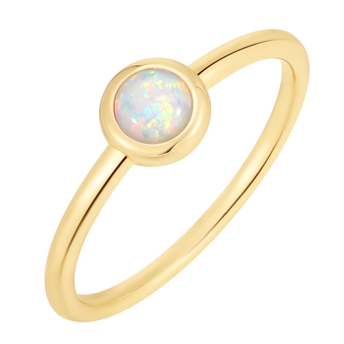 GLANZSTÜCKE MÜNCHEN GSM6022 Gemstone Ring Yellow Gold Size 60 2
