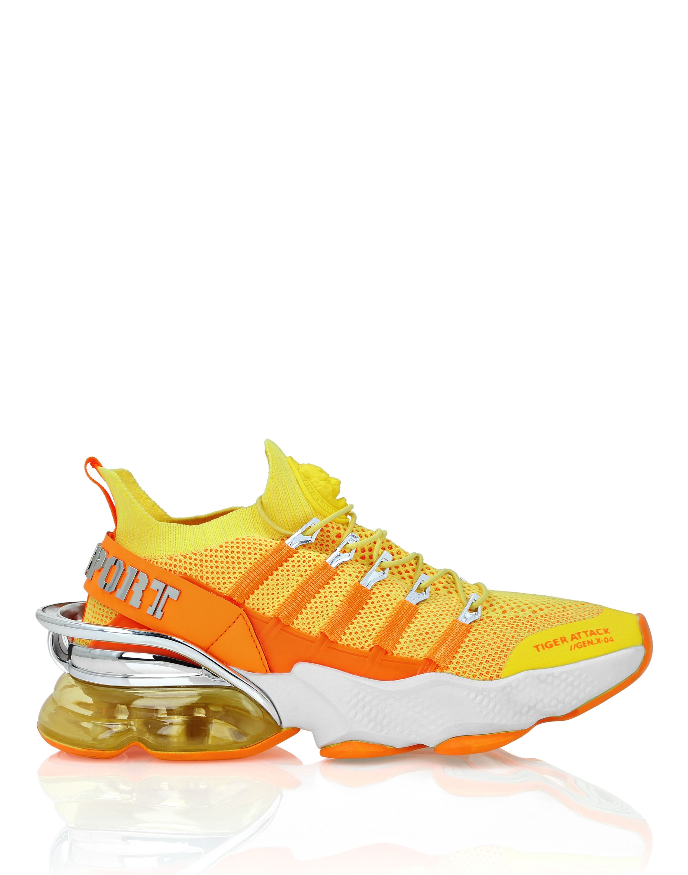 Plein Sport Tiger Attack Sneaker Yellow/Orange 38 4