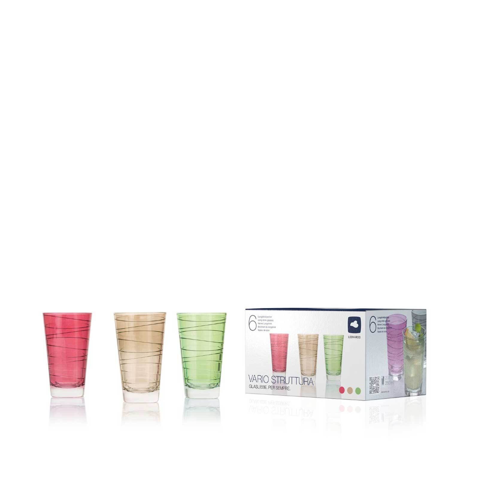 LEONARDO Glas »Trinkgläser Vario 200 ml 6er Set«