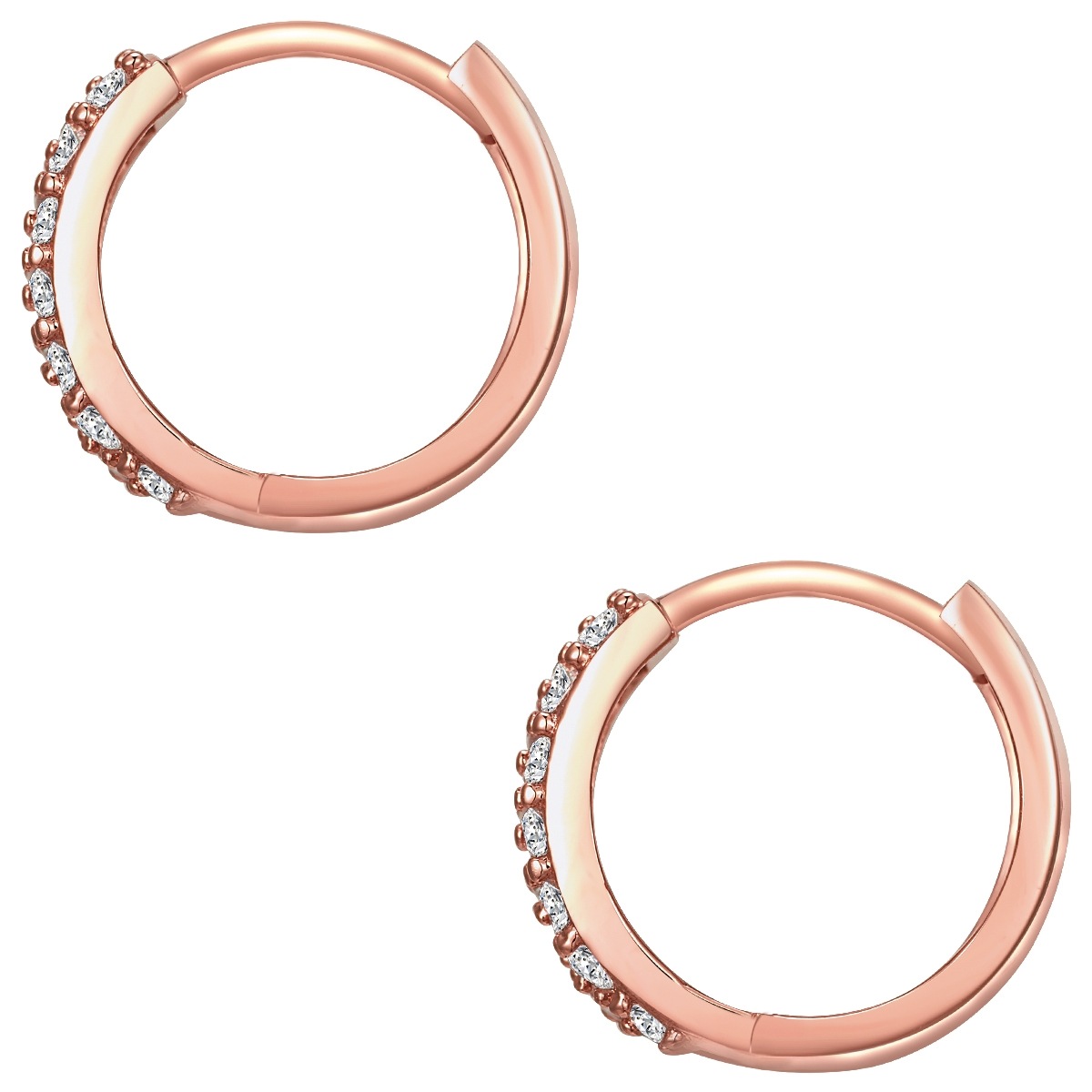 Lulu & Jane Paar Creolen »Set: AV223« mit Zirkonia