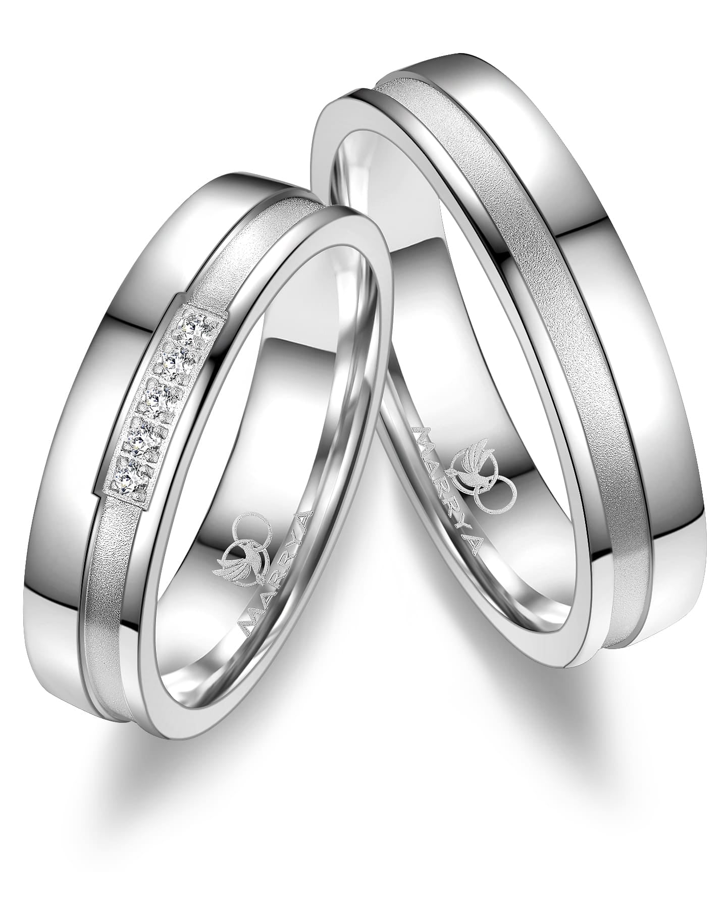 Marrya Trauring »Silber Ringe Trauringe Eheringe Partnerringe«