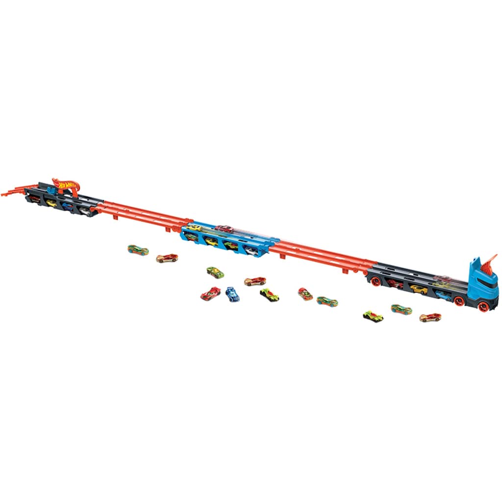 Hot Wheels Spielzeug-Transporter »2-in-1 Rennbahn-Transporter«