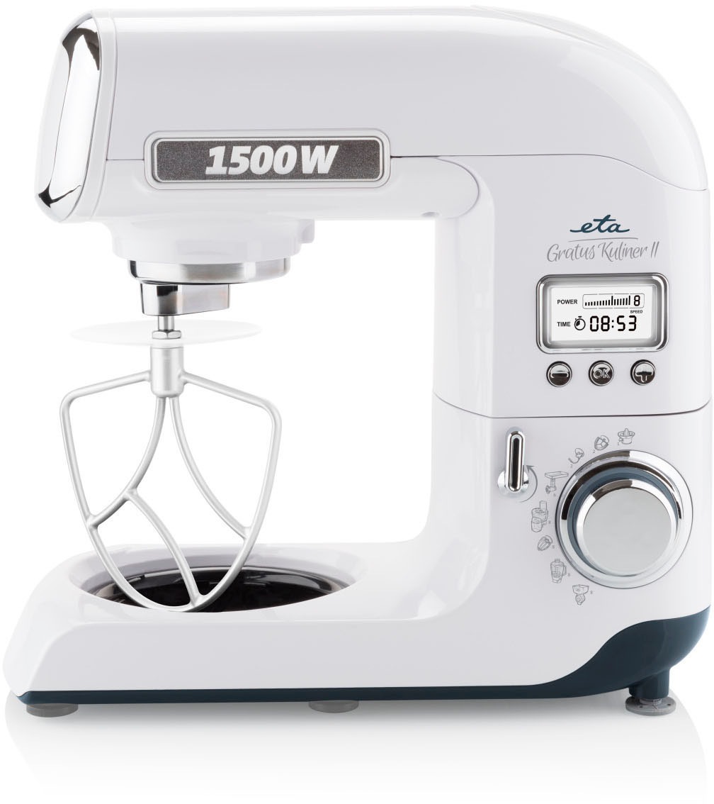 eta Küchenmaschine »ETA003890020 Gratus Kuliner II«, mit Metall-Gehäuse, mit LCD Display und sehr viel Zubehör