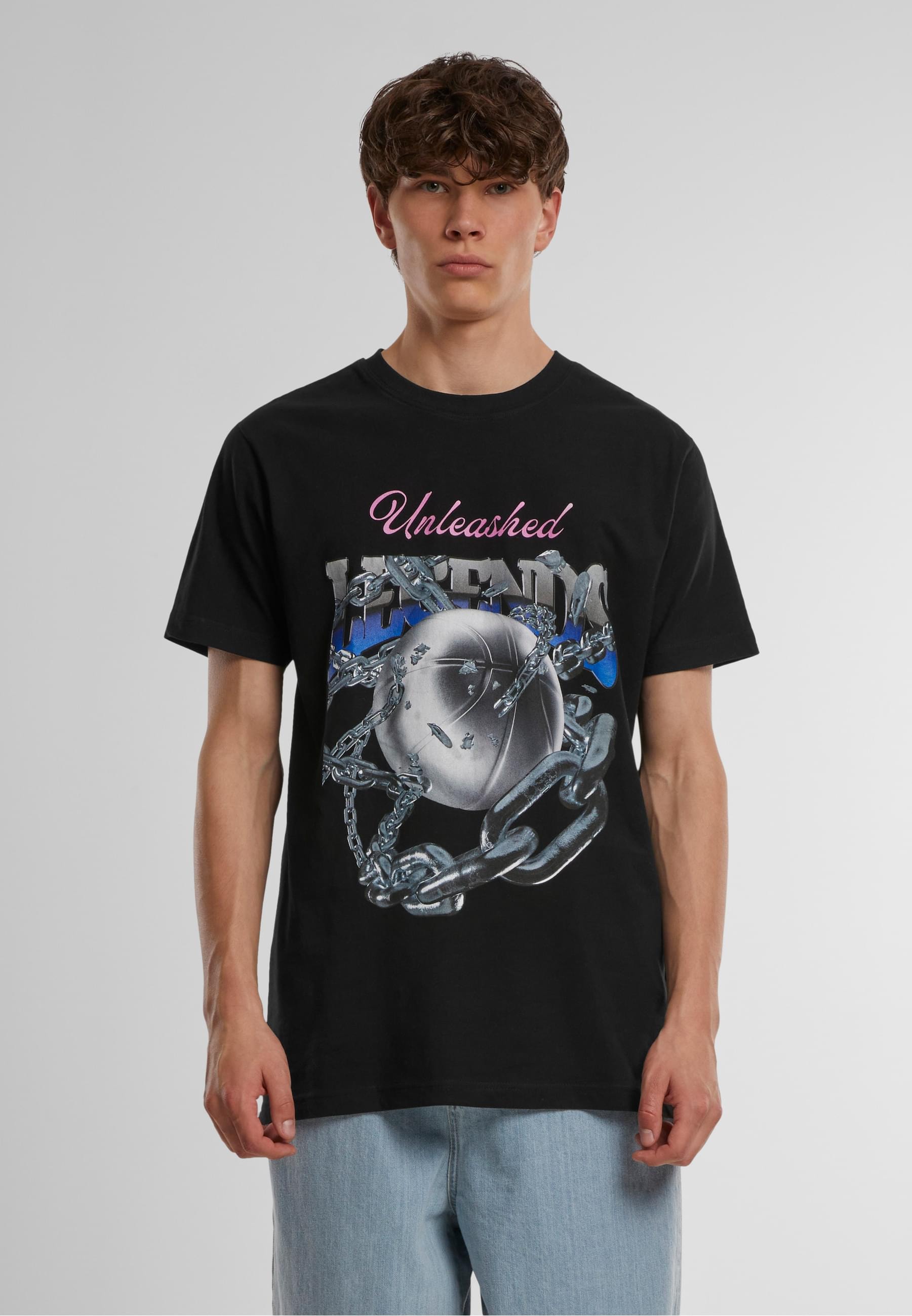MisterTee T-Shirt »MisterTee Herren Unleashed Legends Tee«, (1 tlg.)