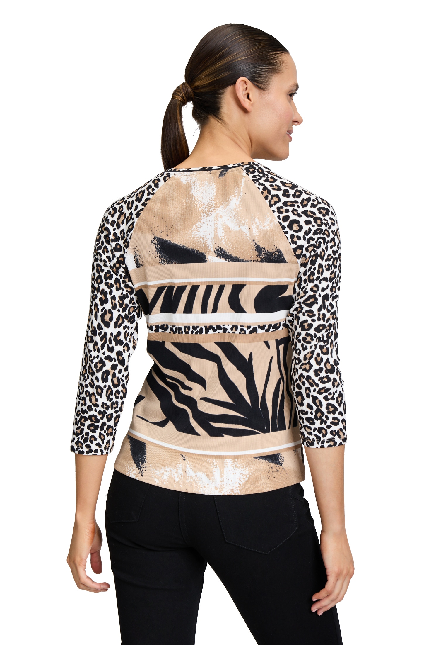 Betty Barclay Shirtjacke »Betty Barclay Shirtjacke mit Rippenstruktur«, (1 tlg.), Druck
