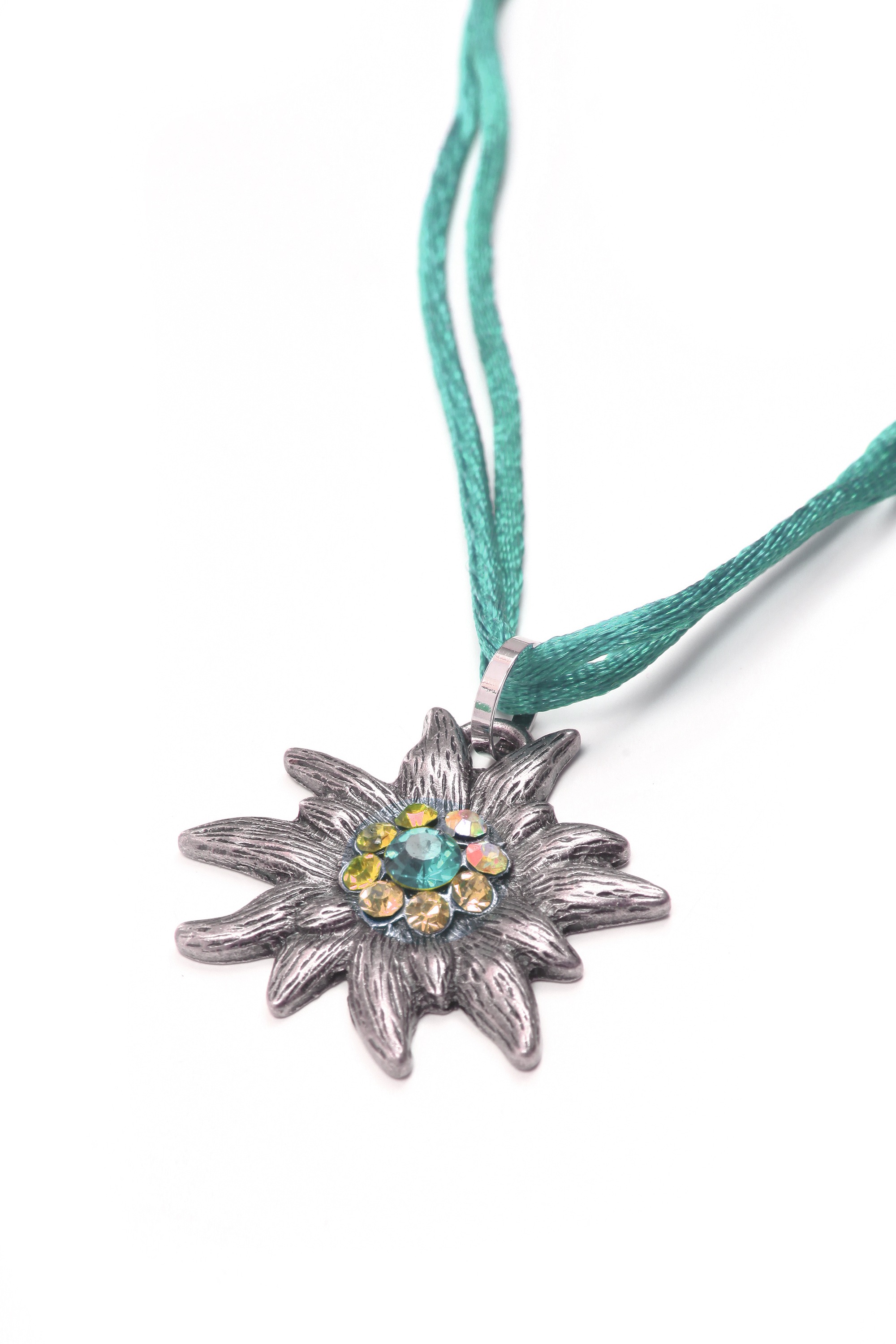 Thumbnail - Allgäu Rebell Collier "Maria" mit Edelweiß