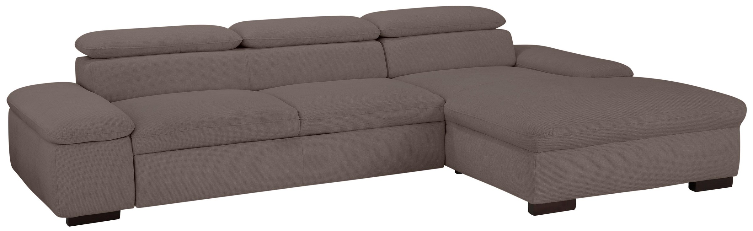 Home affaire Ecksofa »Alberto L-Form«, mit Kopfteilverstellung, wahlweise mit Bettfunktion