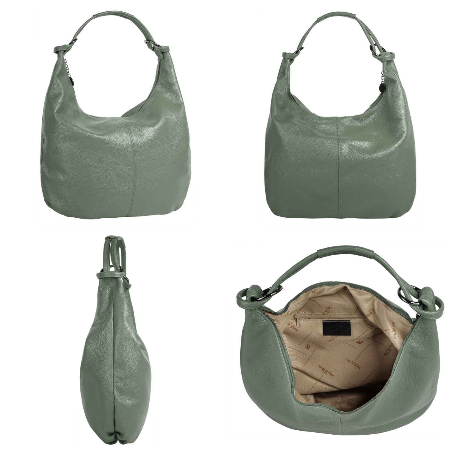 Cluty Shopper, echt Leder, Made in Italy