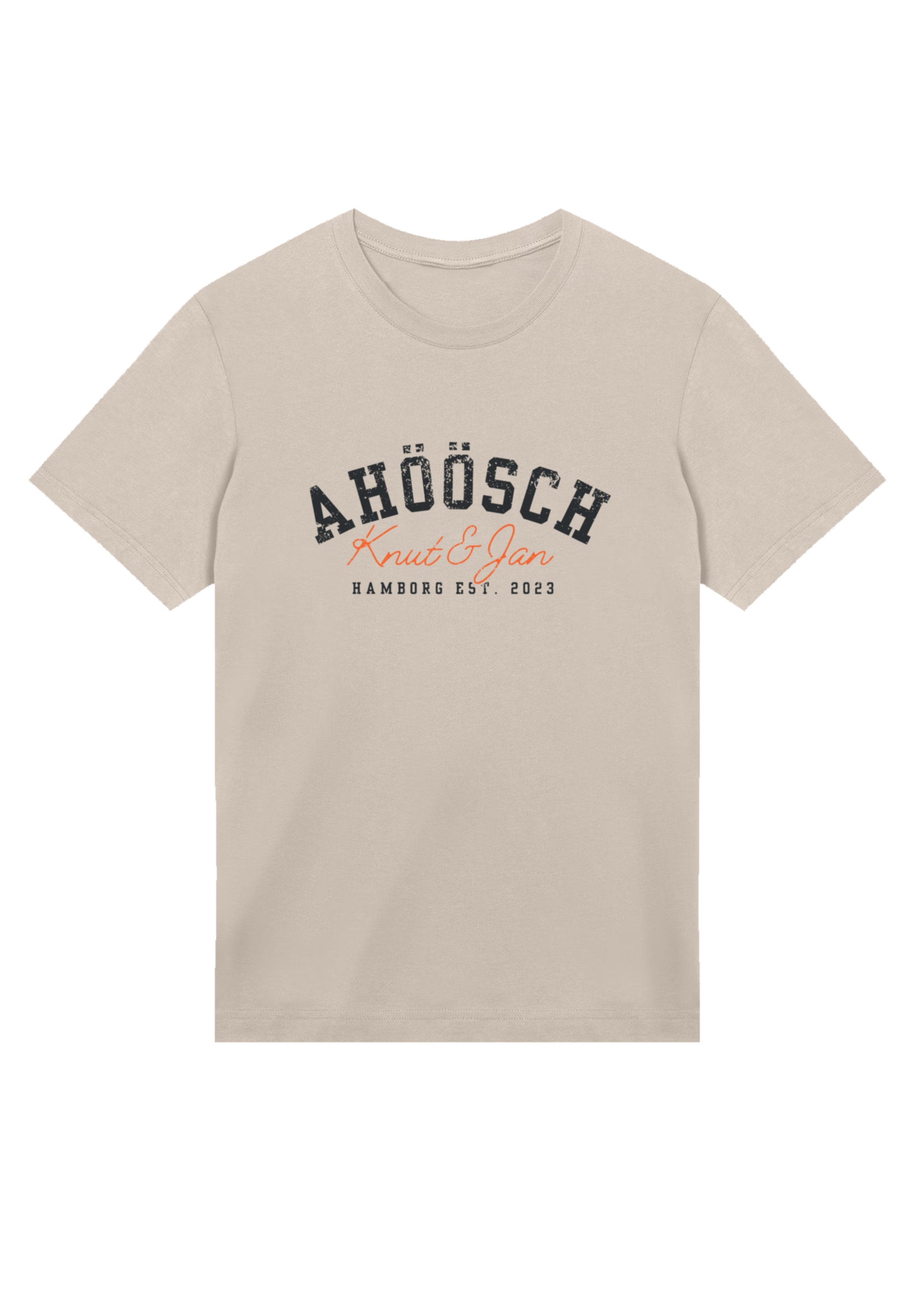 F4NT4STIC T-Shirt »Knut & Jan Hamburg Ahöösch Plattdeutsch«, Premium Qualität
