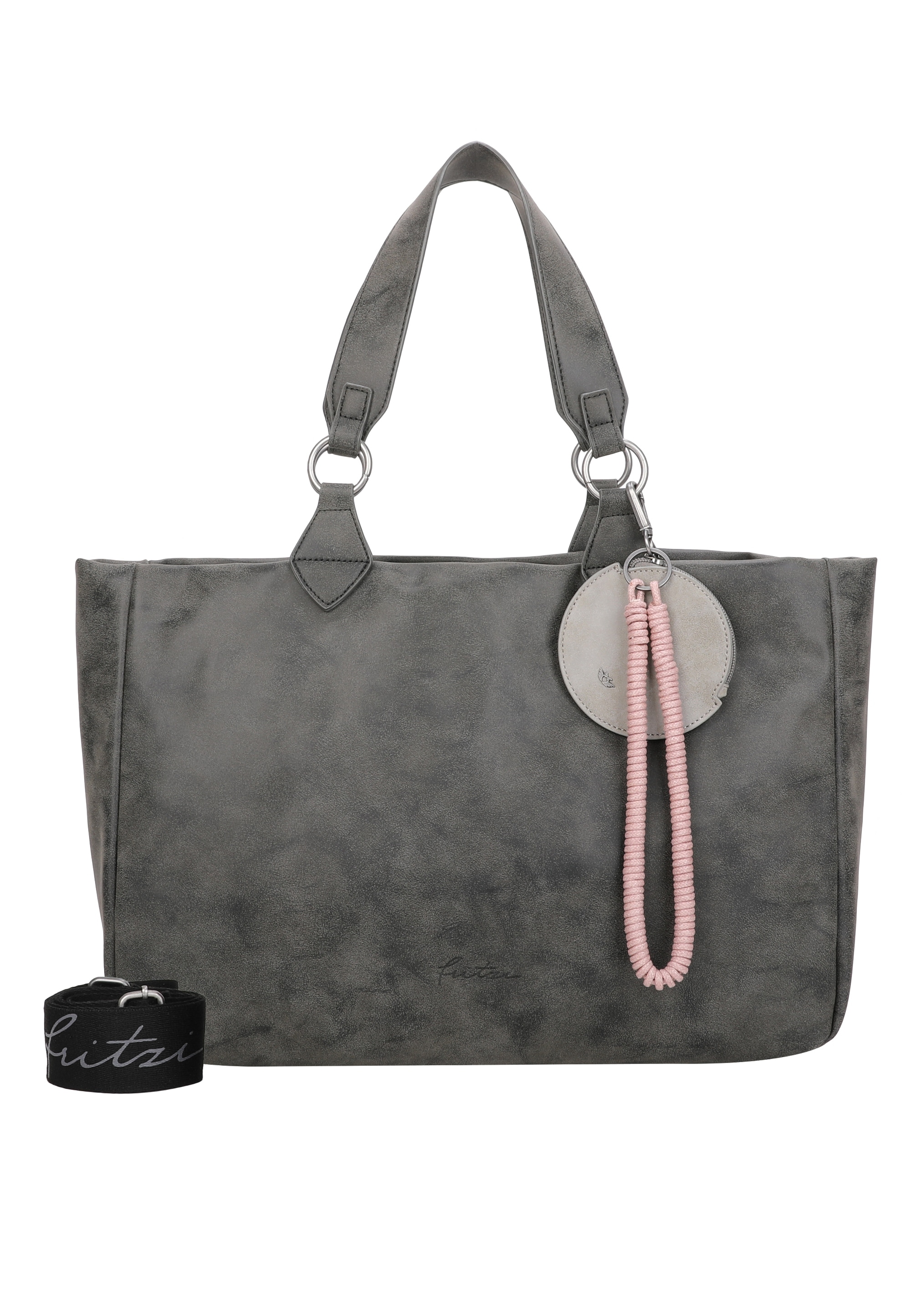 Fritzi aus Preußen Henkeltasche "Izzy Vintage" mit Taschen-Anhänger und Schlüsselschlange