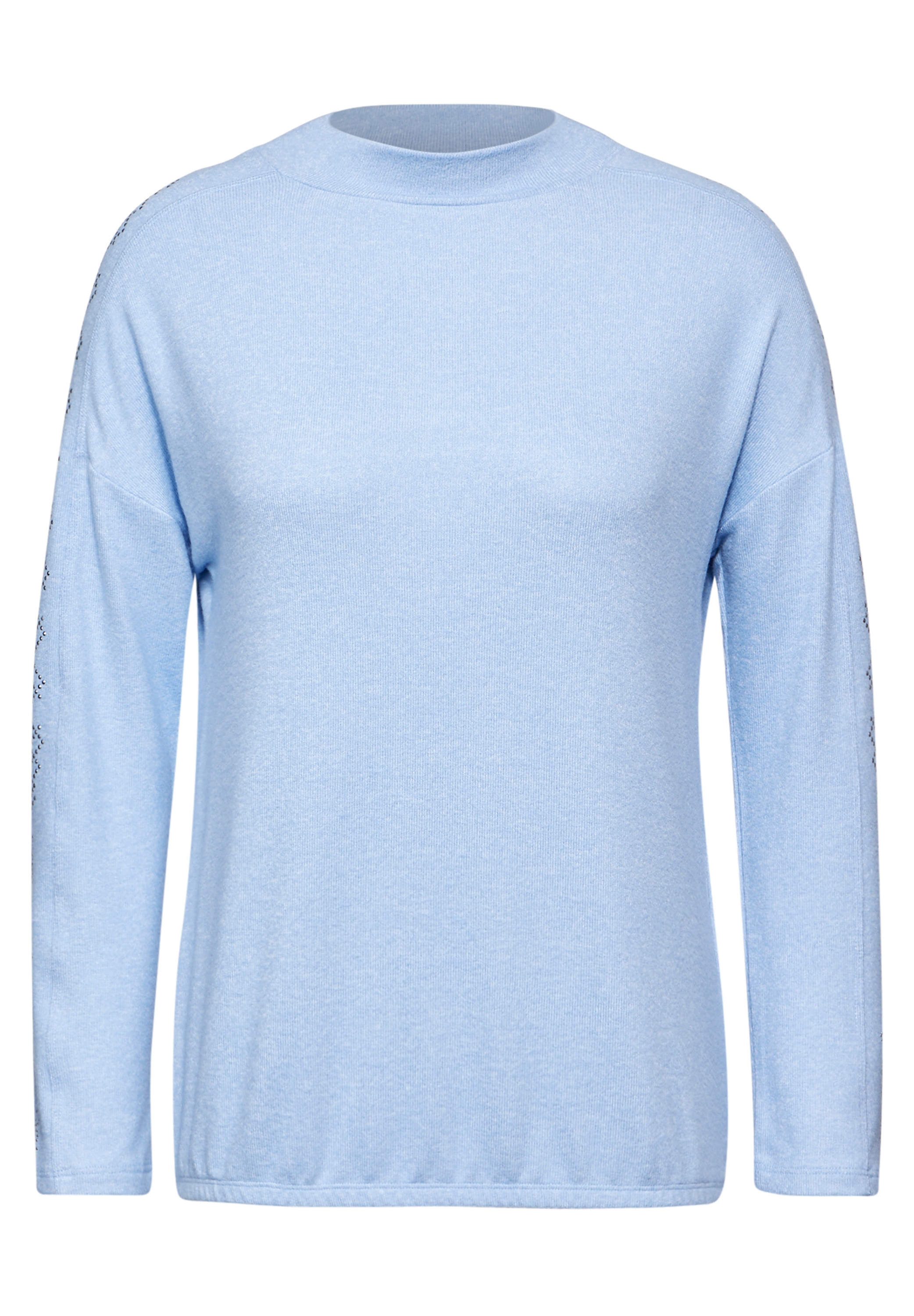 Cecil Langarmshirt, aus softem Materialmix
