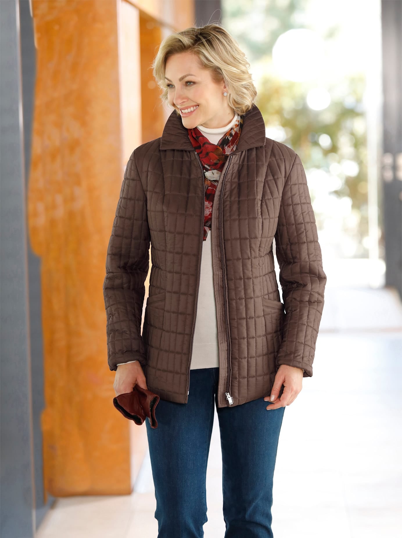 Classic Basics Steppjacke, ohne Kapuze