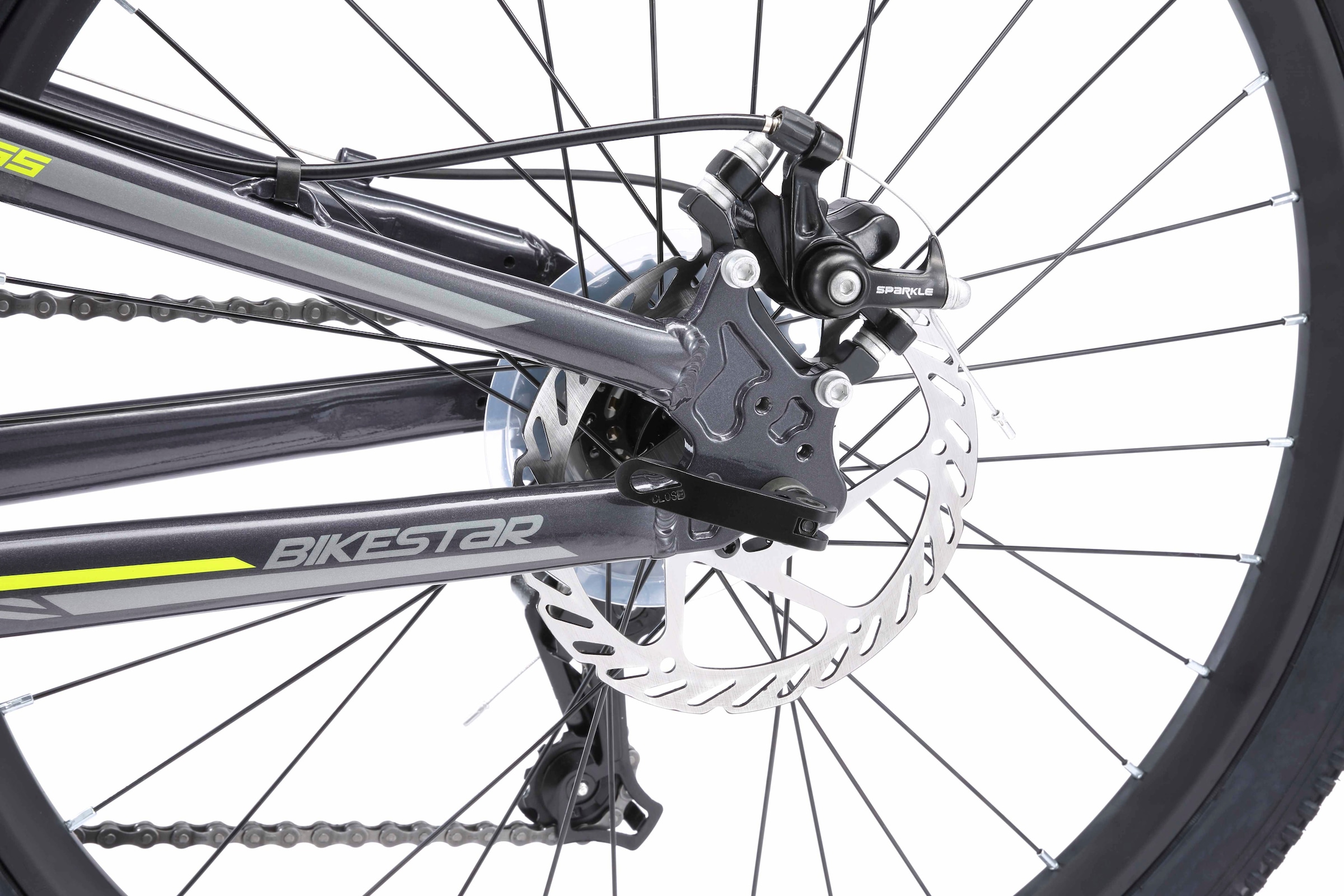 Bikestar Jugendfahrrad, 21 Gang, Shimano, RD-TY21 Schaltwerk, Kettenschaltung