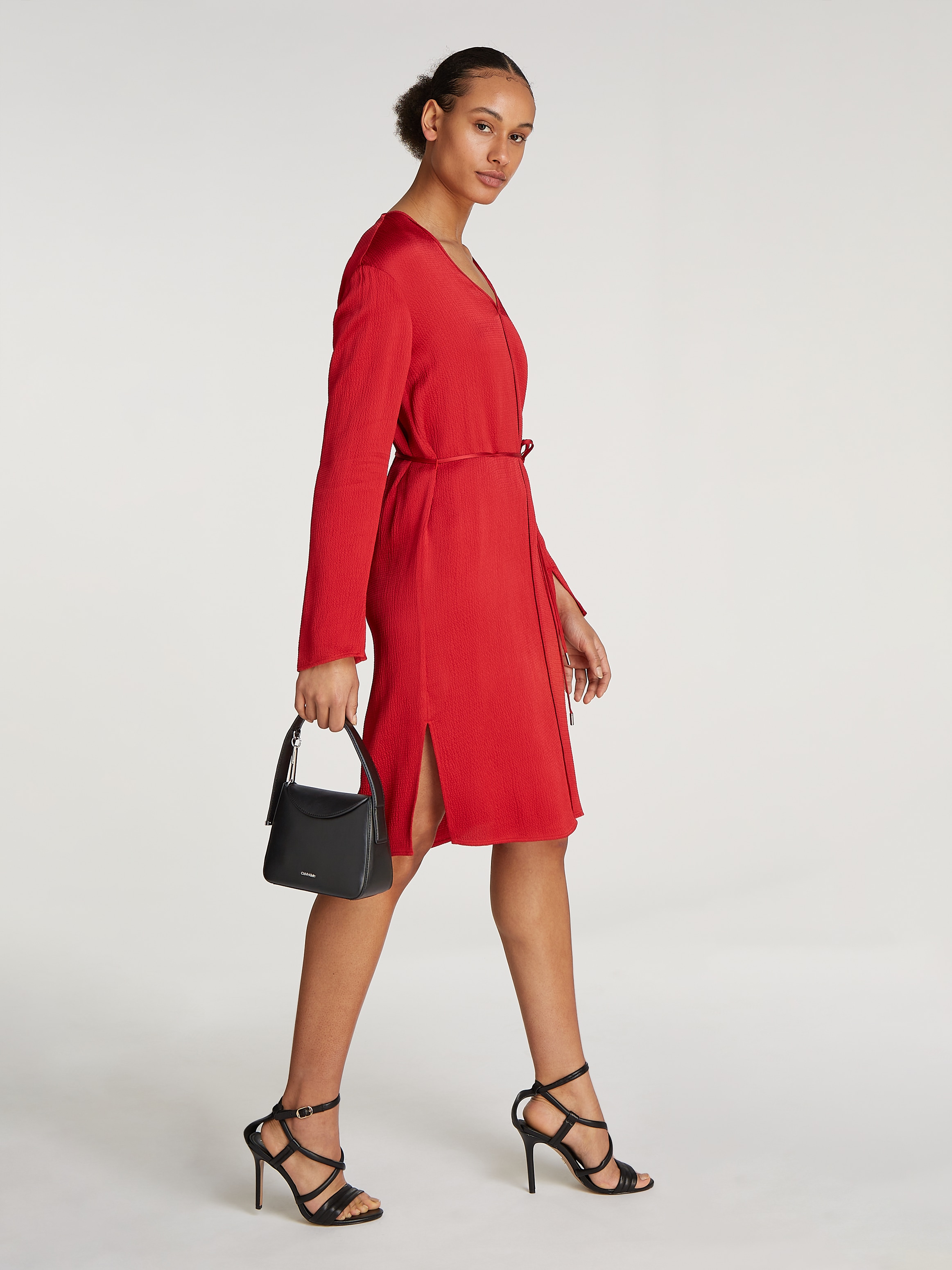 Calvin Klein Handtasche »SOFT SCULPT MINI BAG«, Handtasche Damen Henkeltasche