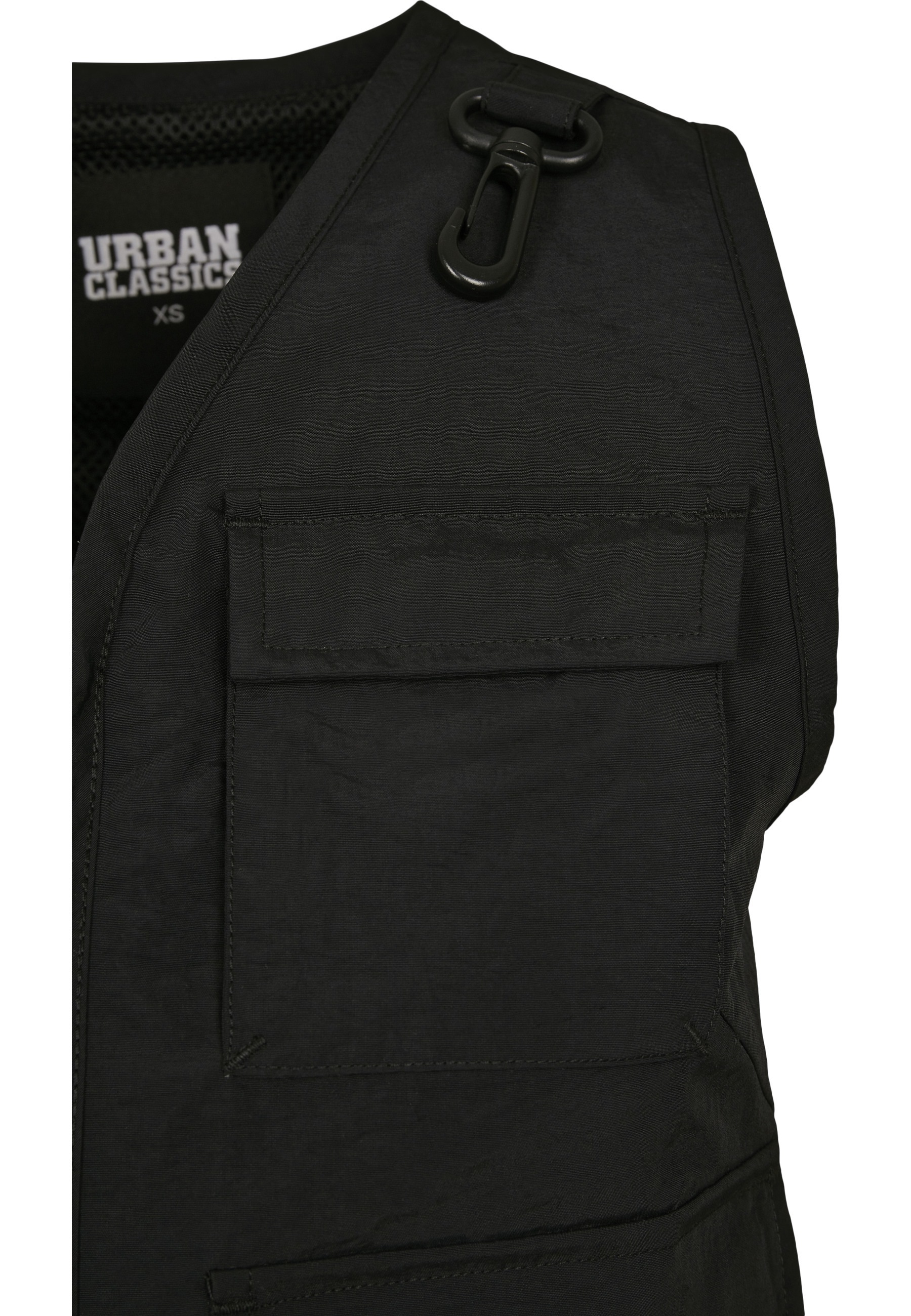 URBAN CLASSICS Jerseyweste »Urban Classics Damen Ladies Short Tactical Vest« 1 Stk.