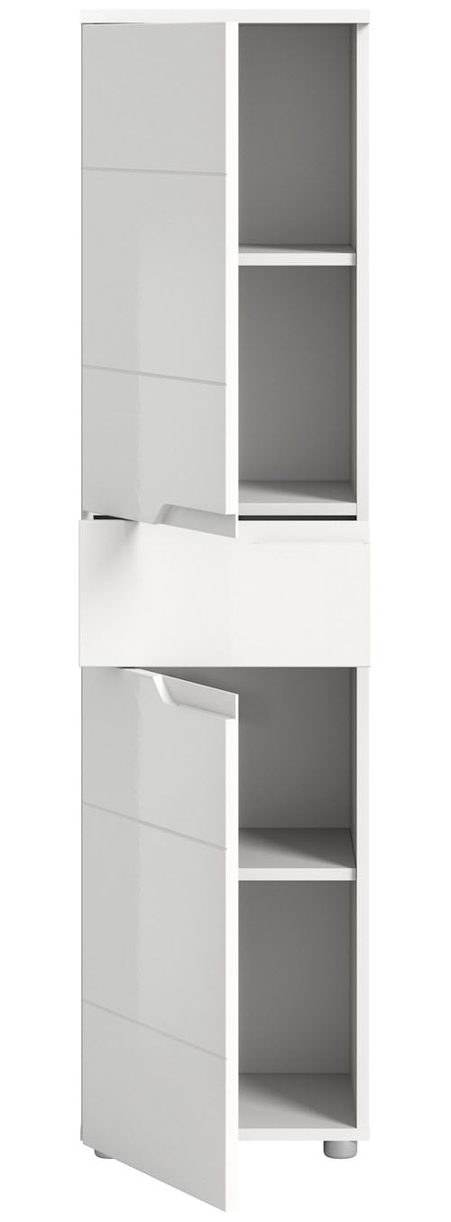 INOSIGN Midischrank »CAPRI, Höhe 151cm, 2 Türen mit Soft-Close-Funktion, 1 Schubkasten«, Mehrzweckschrank, Universalschrank, Badschrank, Badhochschrank