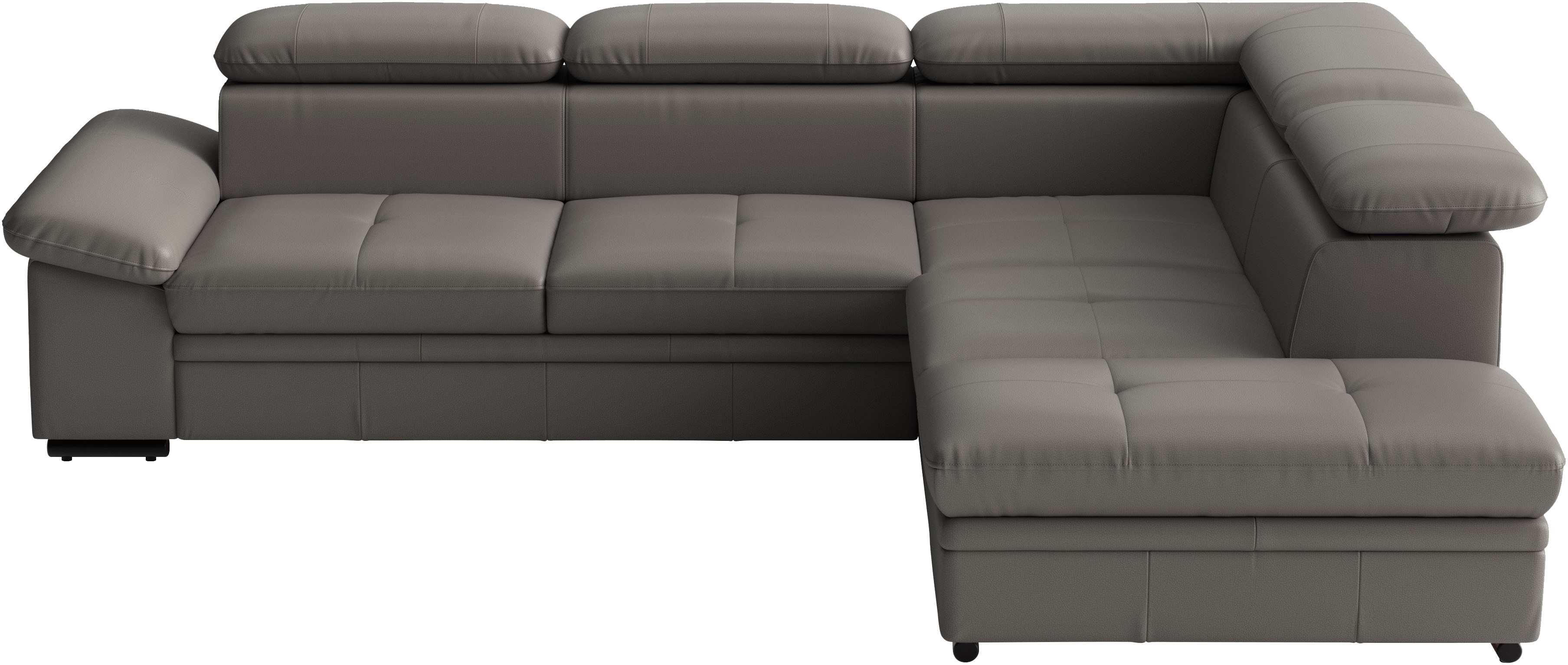 sit&more Ecksofa "Viola L-Form, B: 249 cm, Arm- & Kopfteilverstellung" optional mit Schlaffunktion