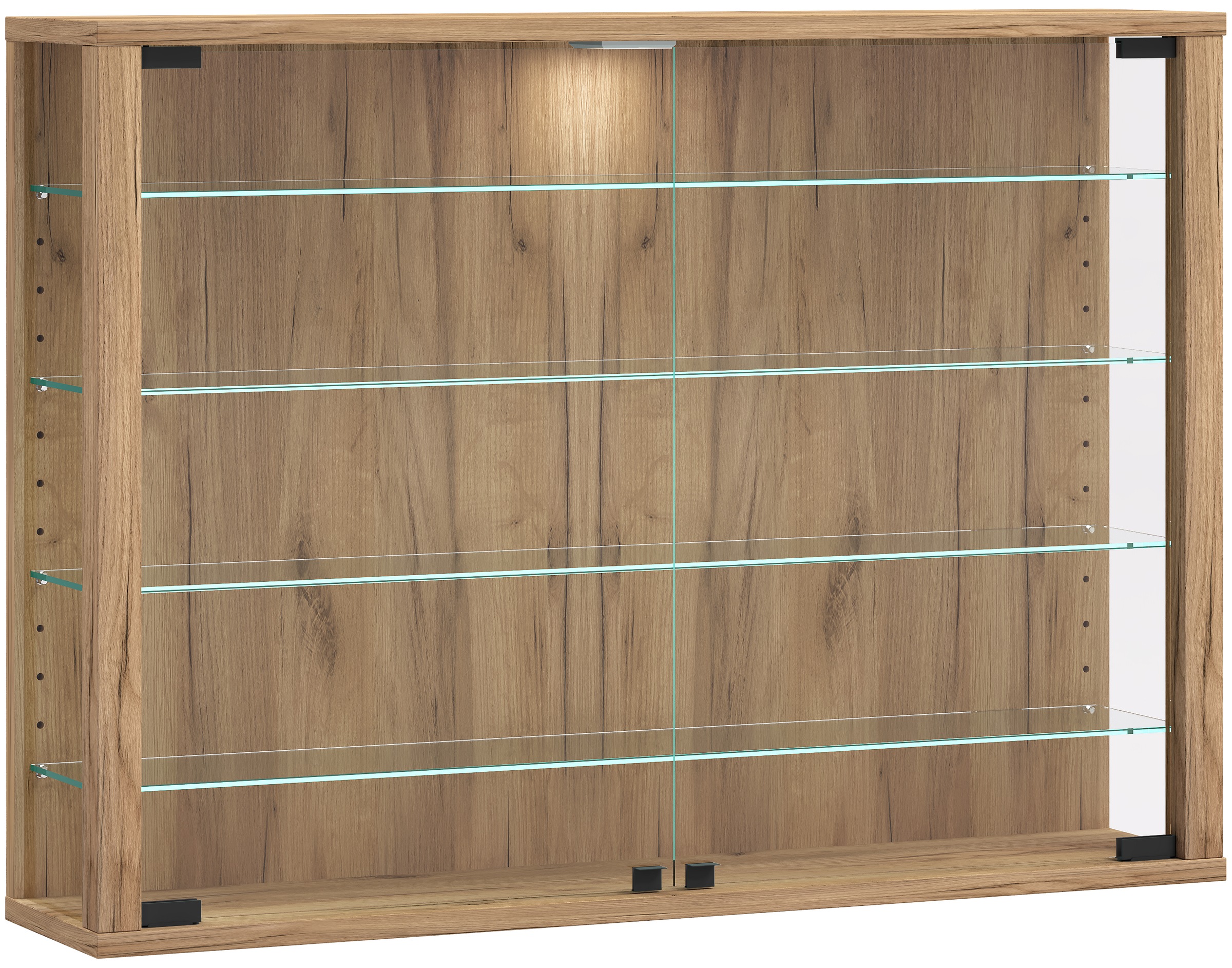 VCM Wandregal »Wandvitrine Hängevitrine Glasvitrine Vitrosa L«