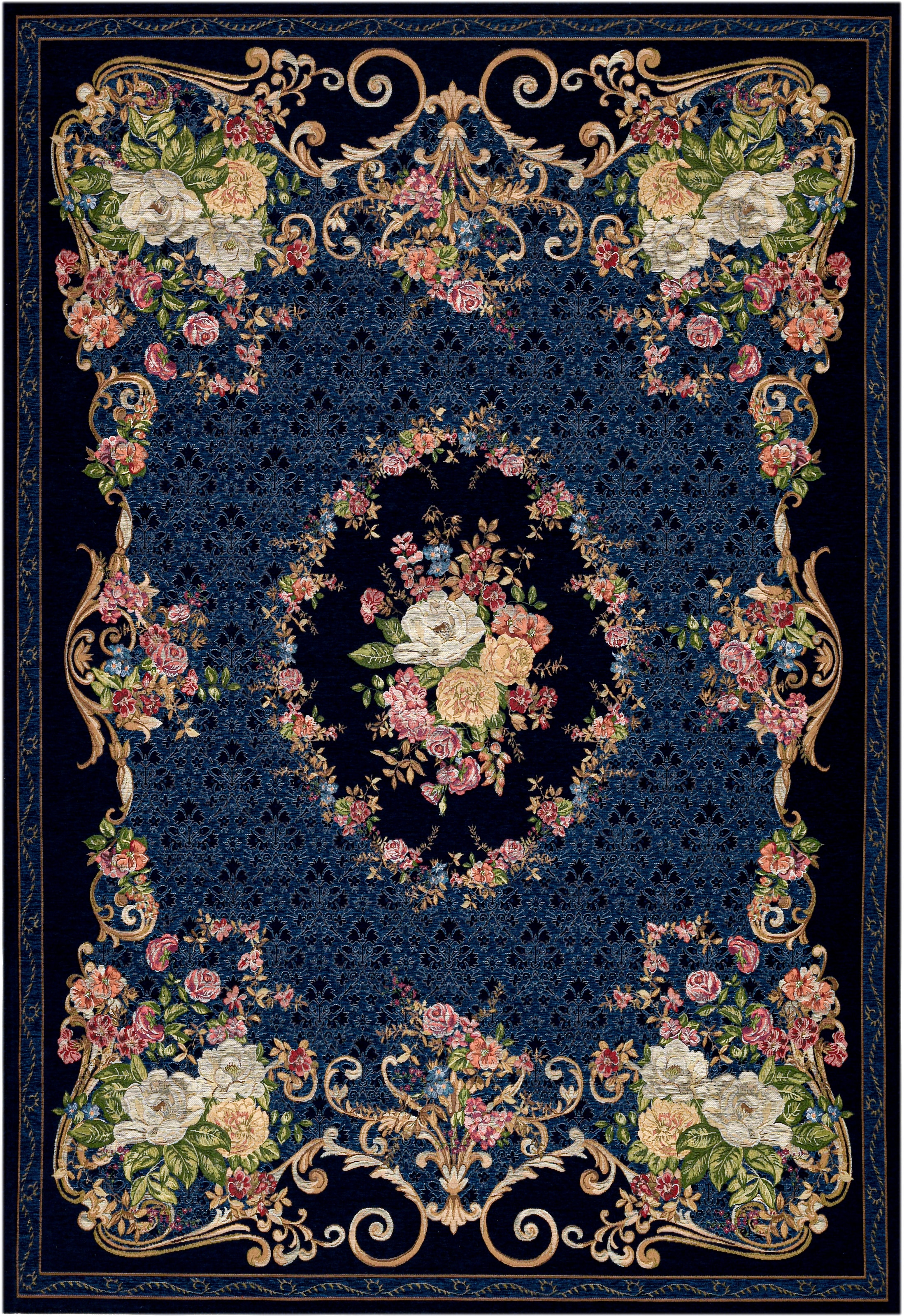 Teppich »Flomi Floral«, rechteckig, gewebt, Blumen Design, ideal im Wohnzimmer &...