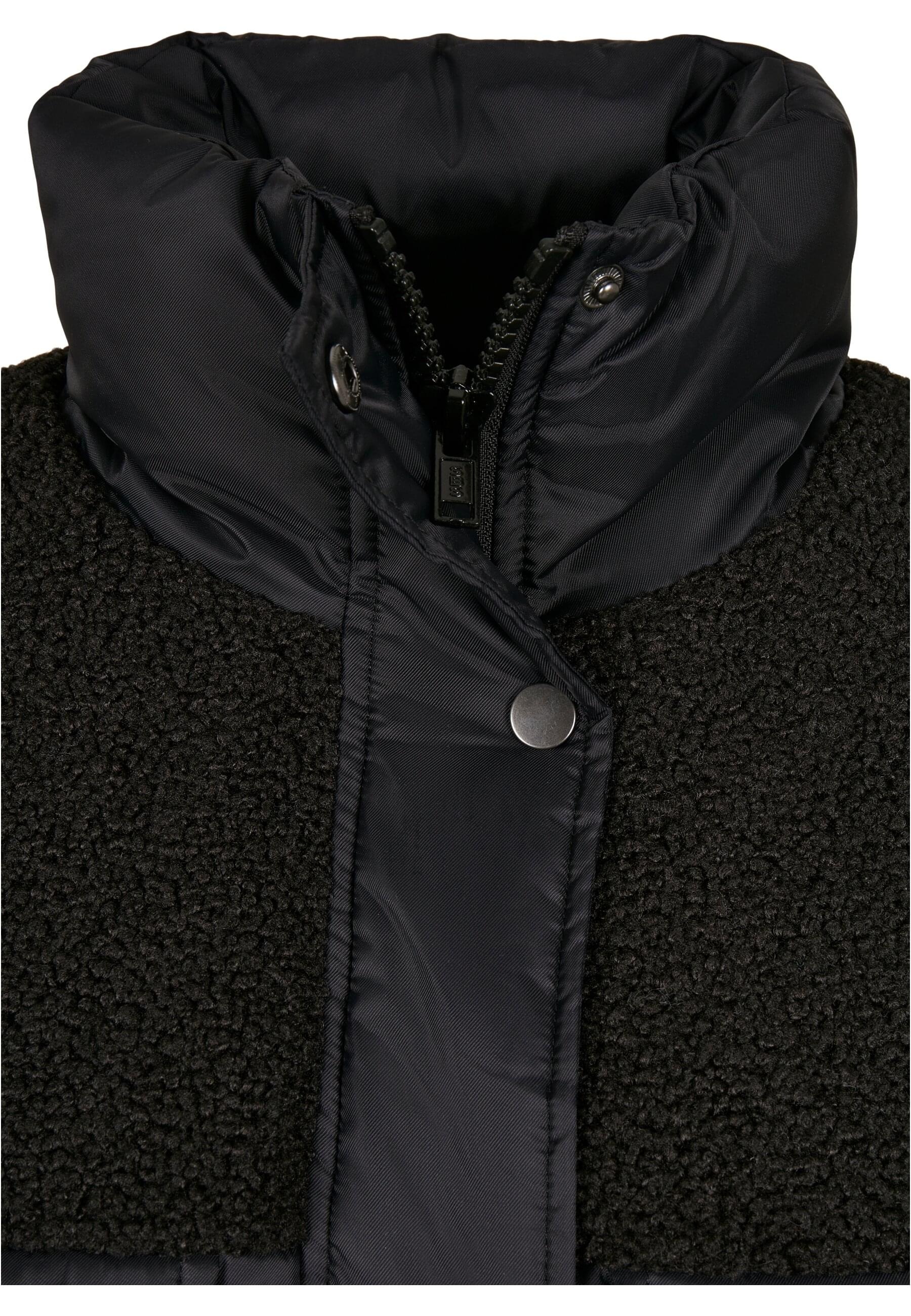 URBAN CLASSICS Winterjacke »Urban Classics Damen Ladies Sherpa Mix Puffer Jacket«, (1 St.), ohne Kapuze