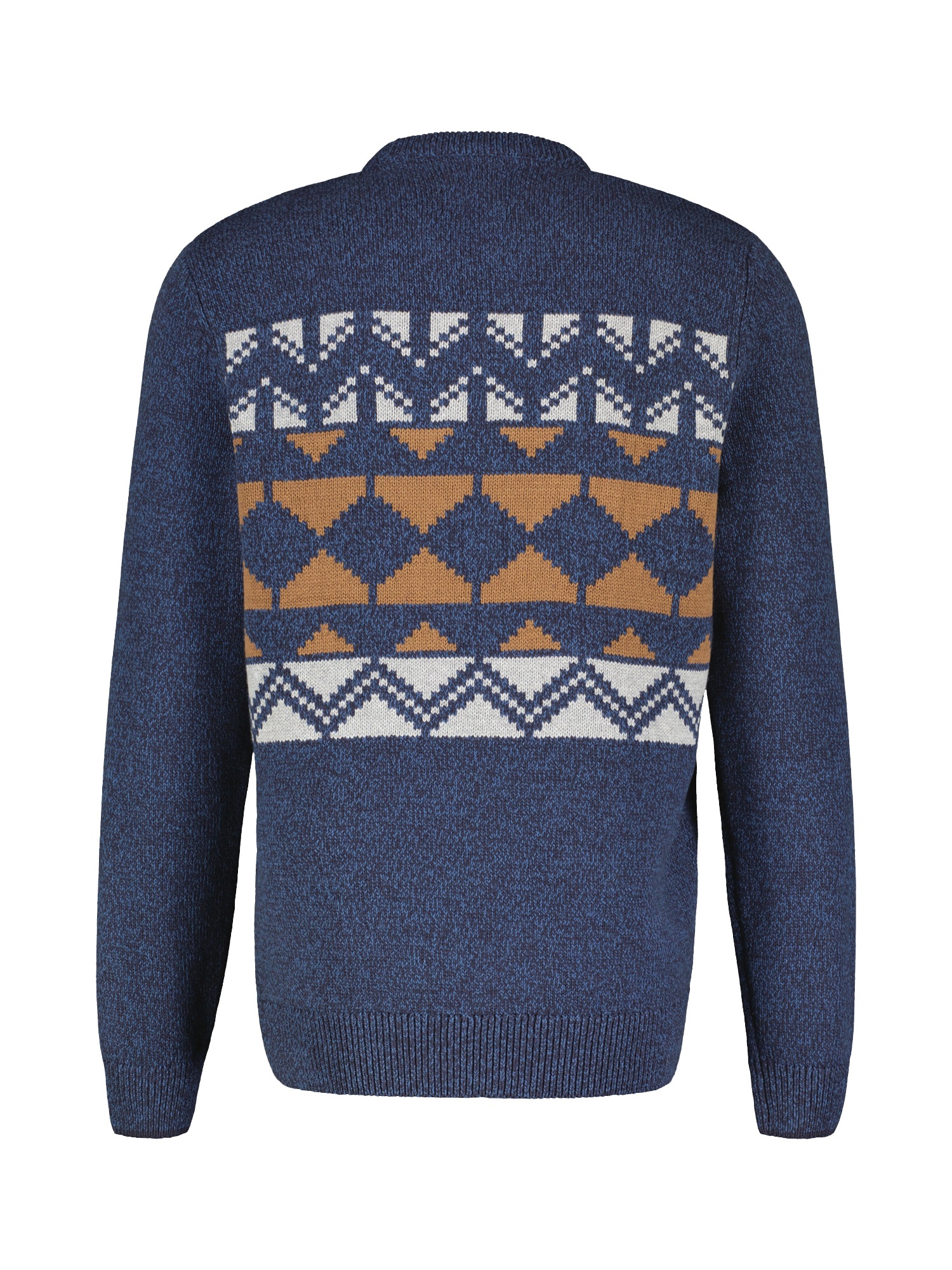 LERROS Strickpullover »LERROS Strickpullover mit Jacquardmuster«