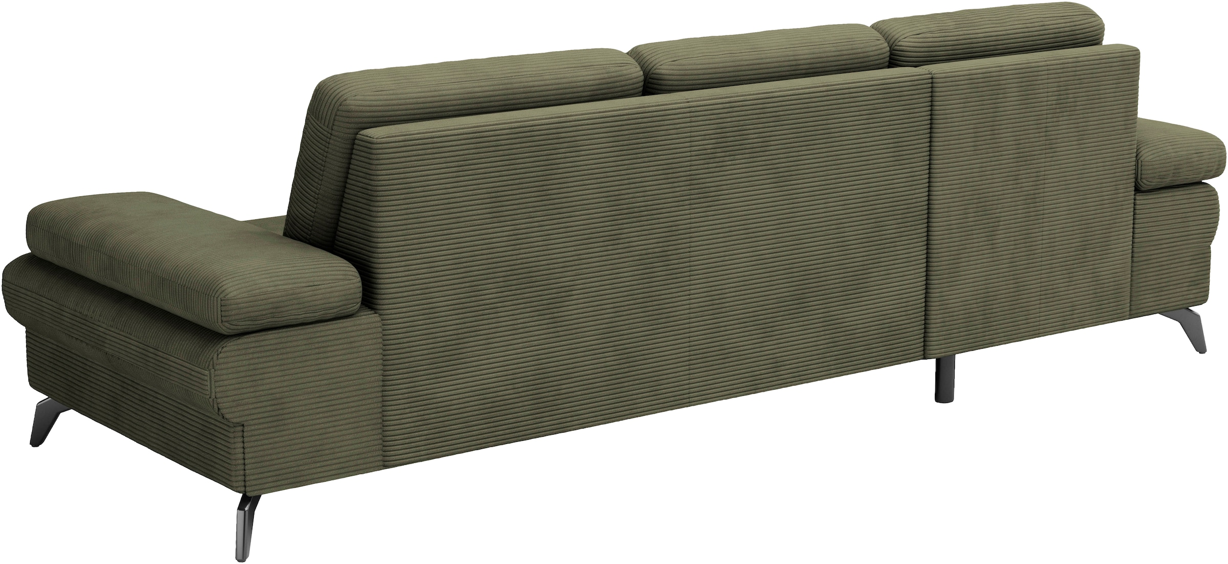sit&more Ecksofa »Morris Jubi L-Form«, inkl. Armteilfunktion und 1 Zierkissen, wahlweise mit Bettfunktion