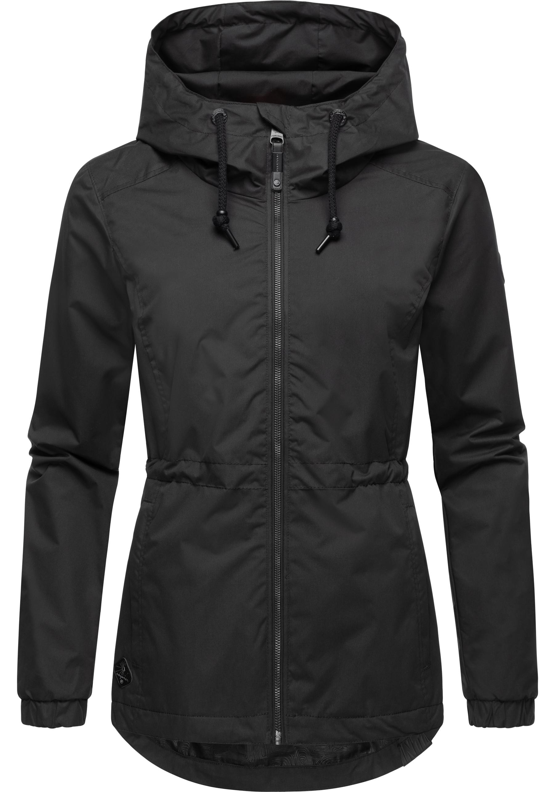 Ragwear Outdoorjacke »Danka«, mit Kapuze, Wasserdichte Übergangsjacke mit großer Kapuze