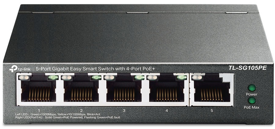 TP-Link Netzwerk-Switch »TL-SG105PE 5-Port Gig...